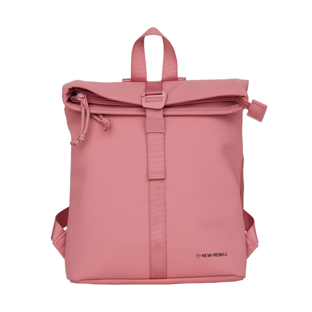 Branson - Mini waterafstotend rolltop rugzakje 'Los Angeles' 7L blush pink