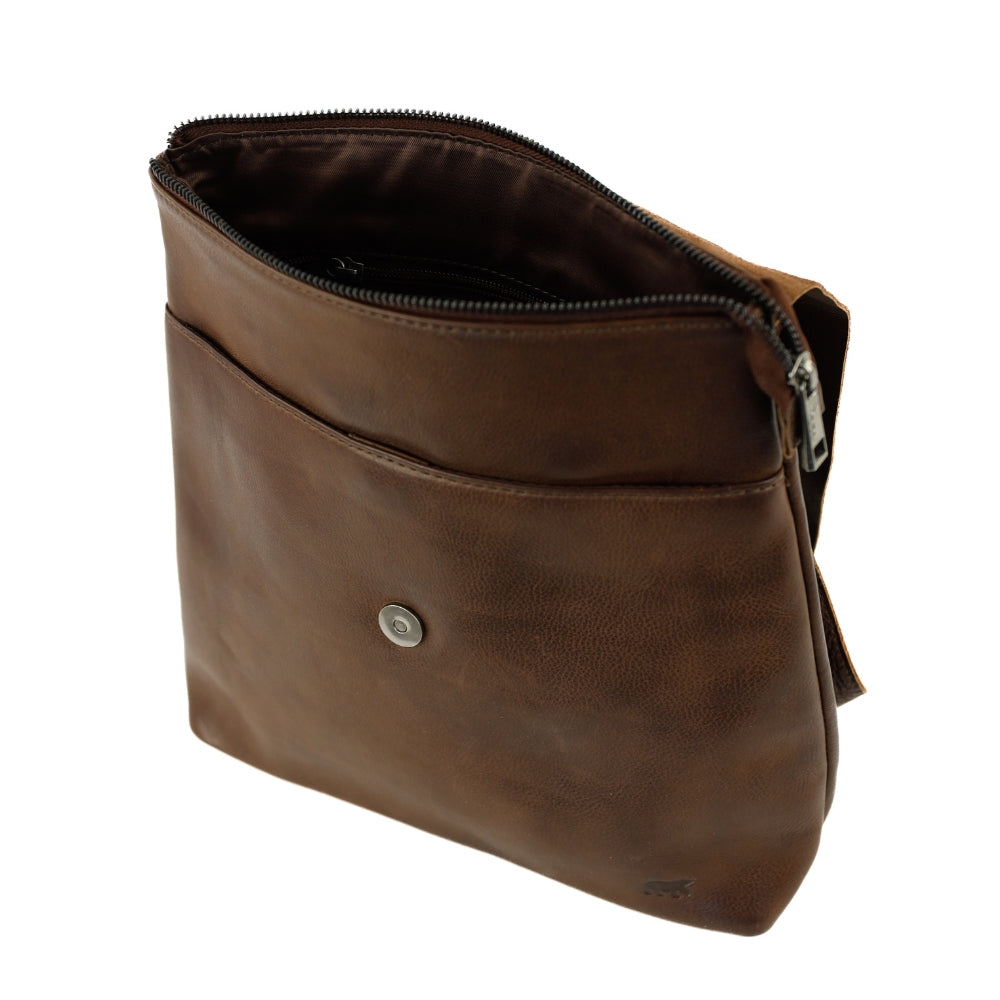 Rucksack/Umhängetasche 'Jesse' Dunkelbraun