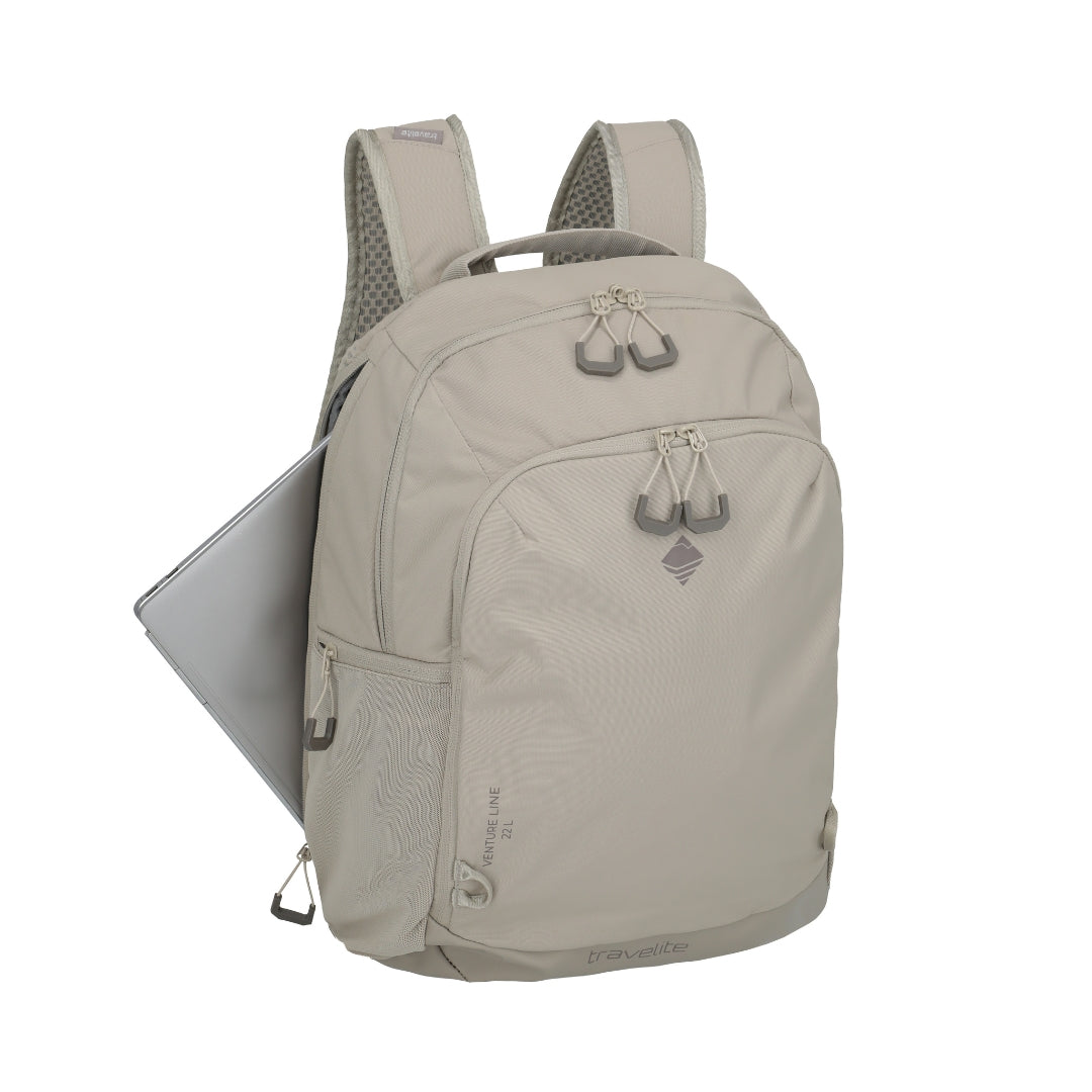 Venture Line - Laptop Rugzak M 15.6” sand