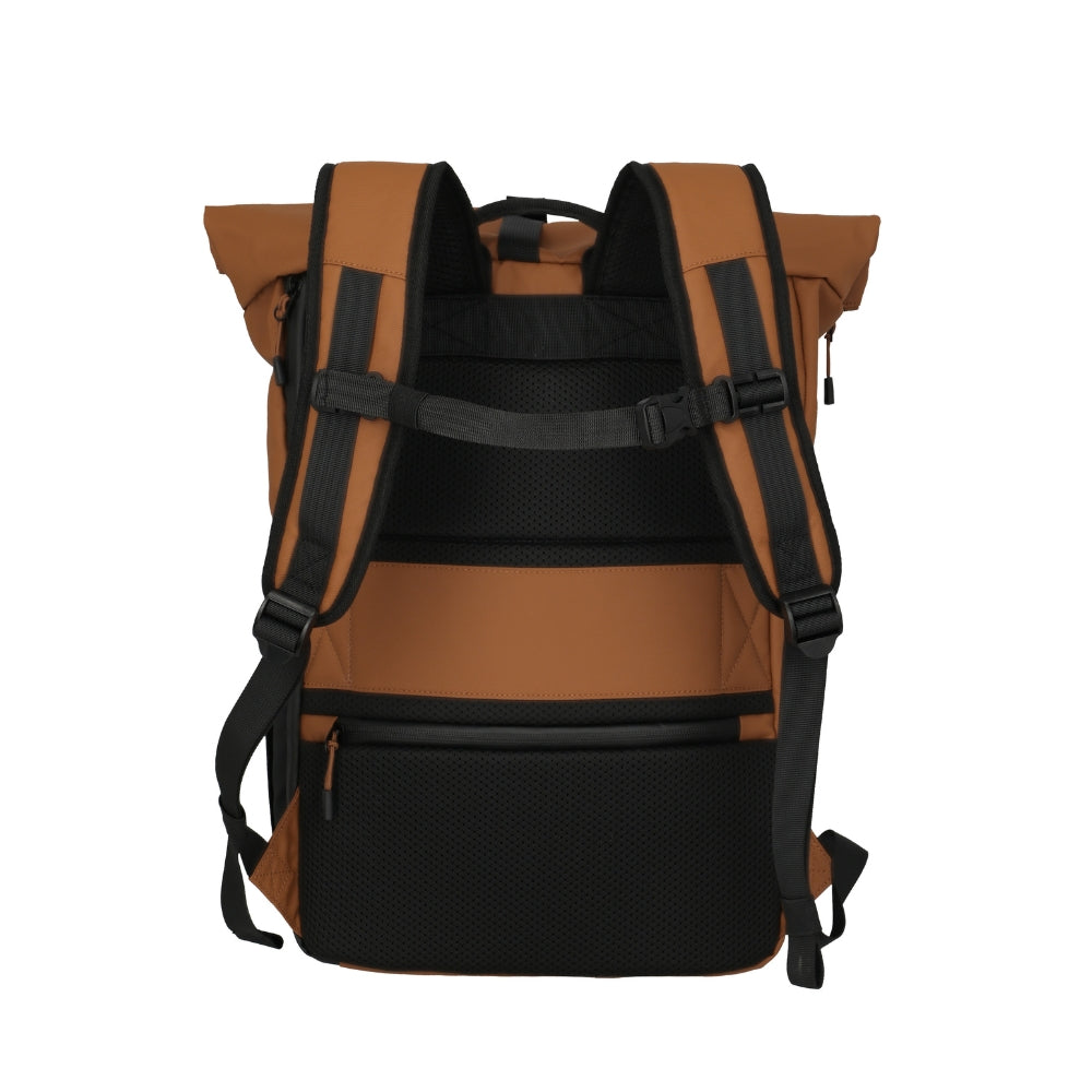Briize - Wasserabweisender Rollup Rucksack M 15.6” curry
