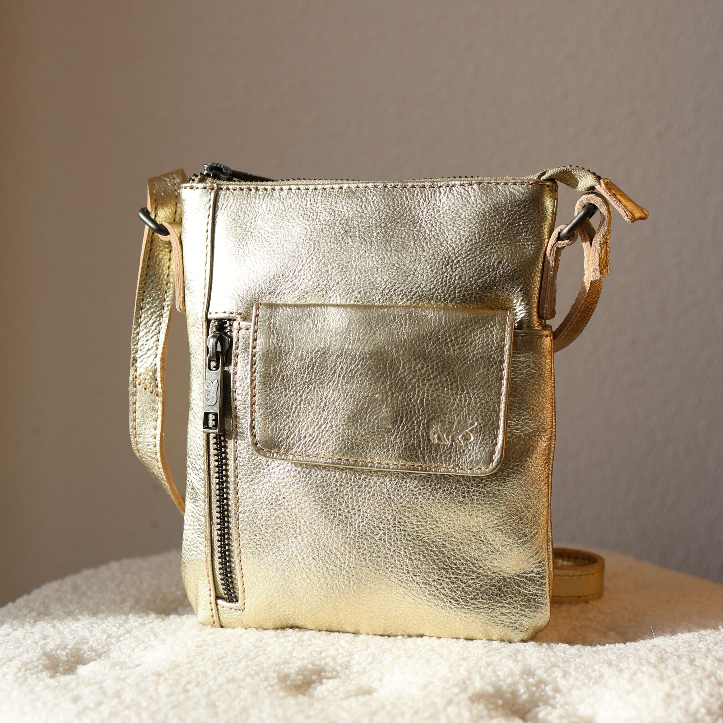 Umhängetasche 'Davide' Champagne