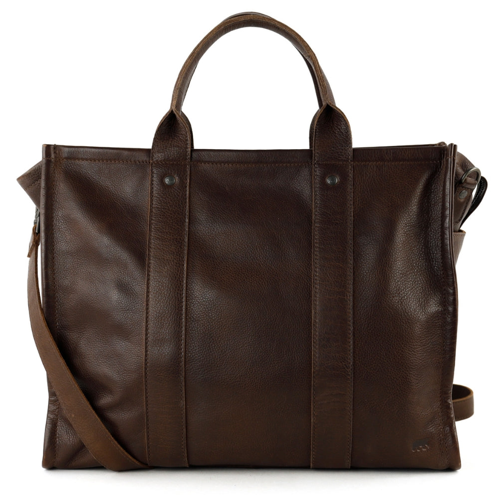 Laptoptasche/Tote Bag 15.6" 'Pepe' XL Dunkelbraun