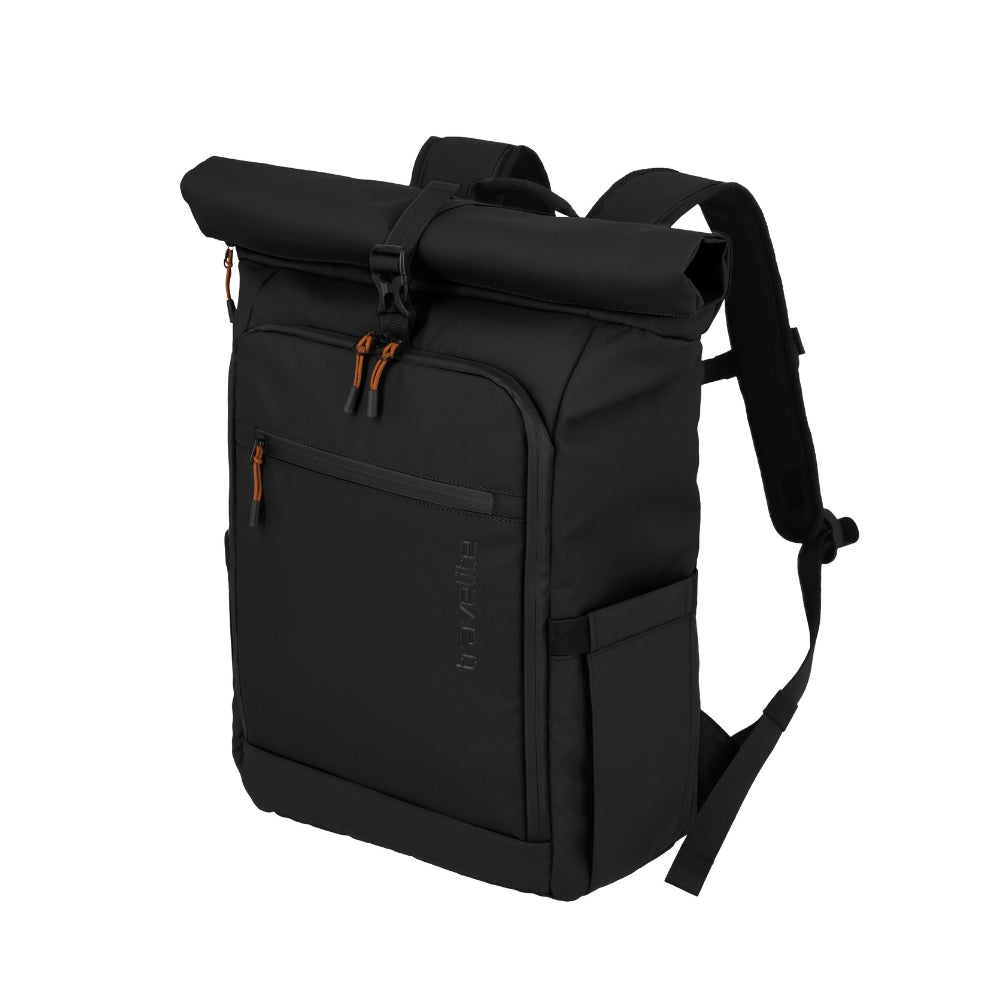 Briize - Wasserabweisender Rollup Rucksack M 15.6” schwarz