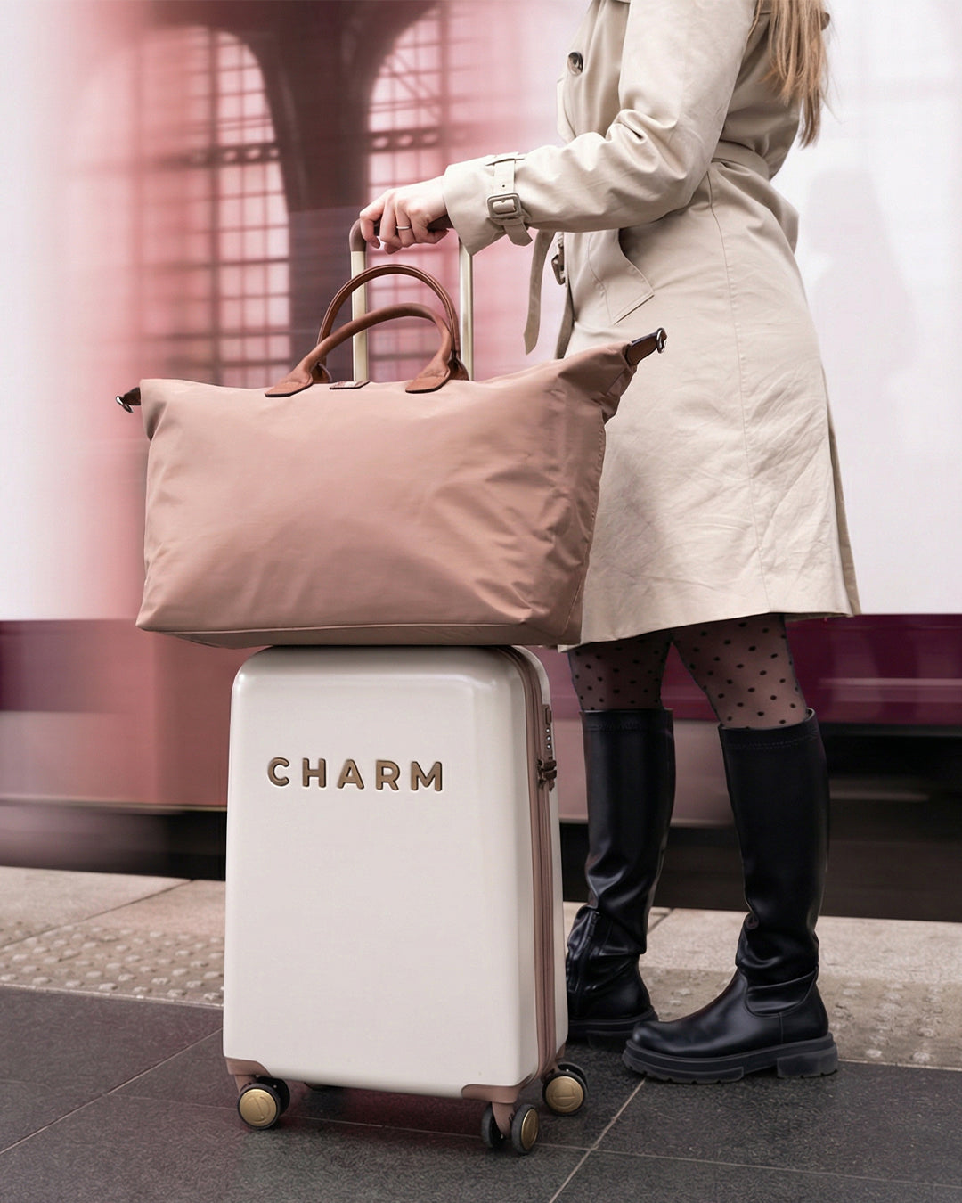 Capetown - Handgepäck Trolley S Beige
