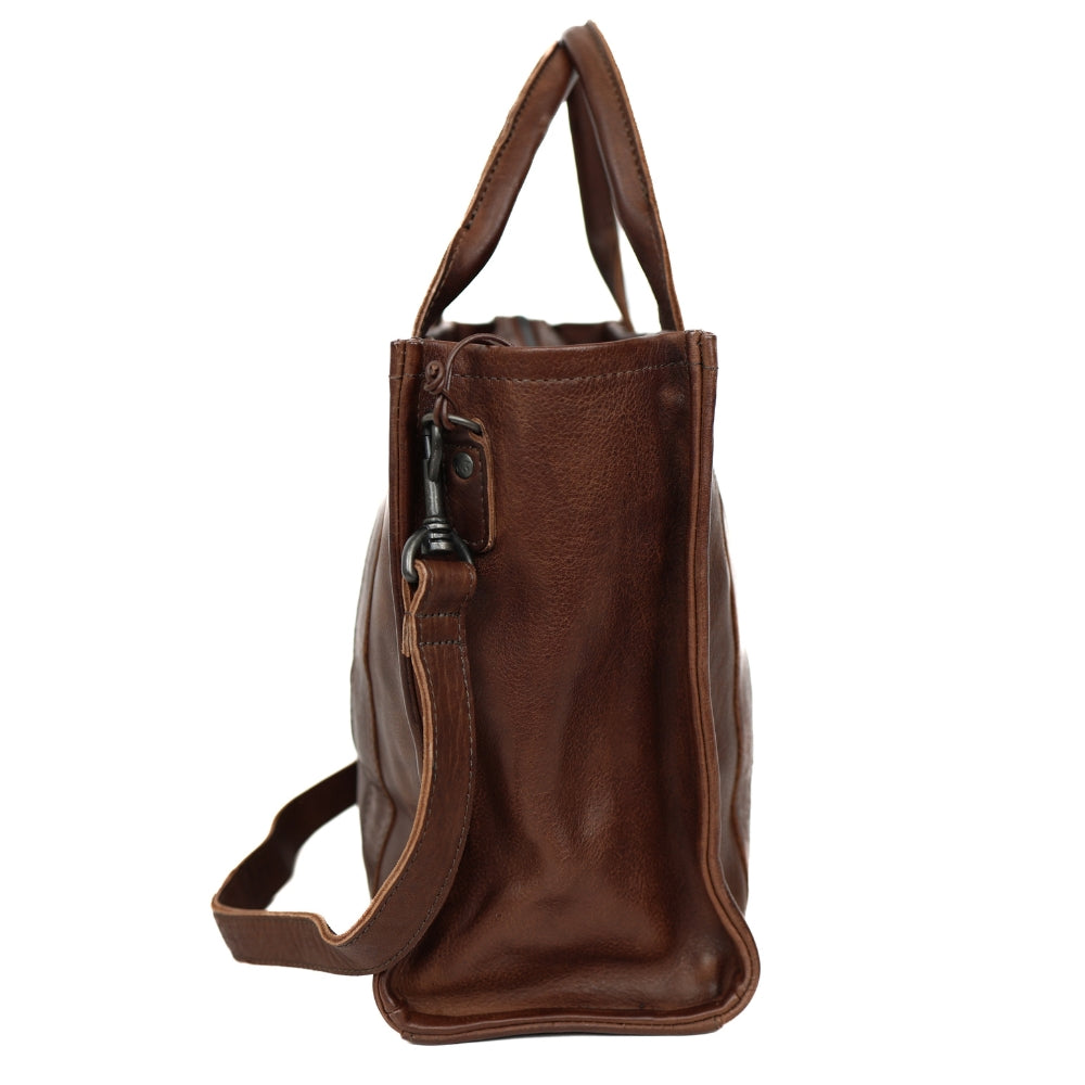 Tote Bag 'Pepe' L Dunkelbraun