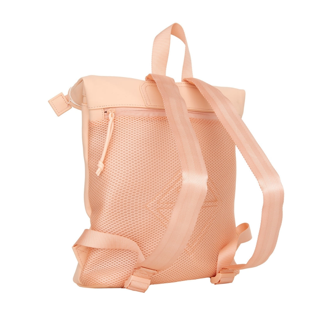 Branson - Mini waterafstotend rolltop rugzakje 'Los Angeles' 7L salmon