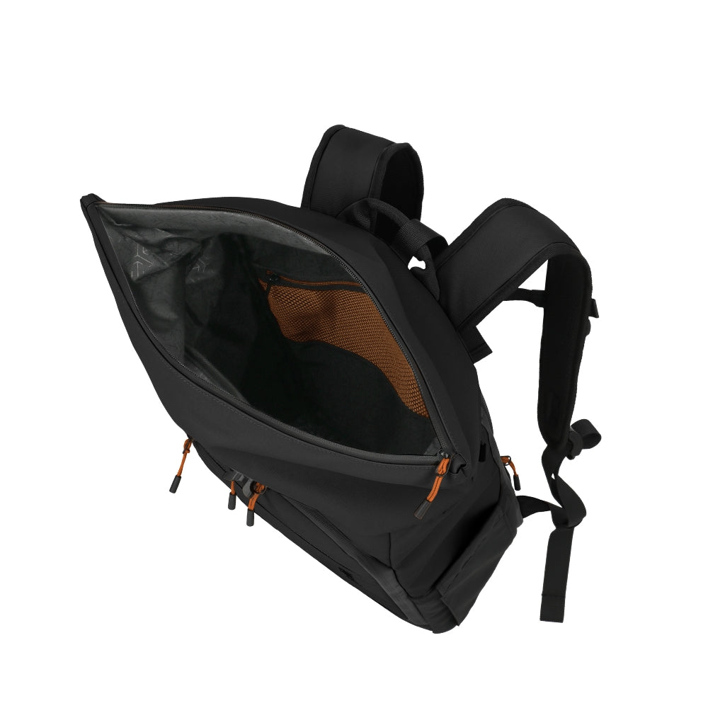 Briize - Wasserabweisender Rollup Rucksack M 15.6” schwarz