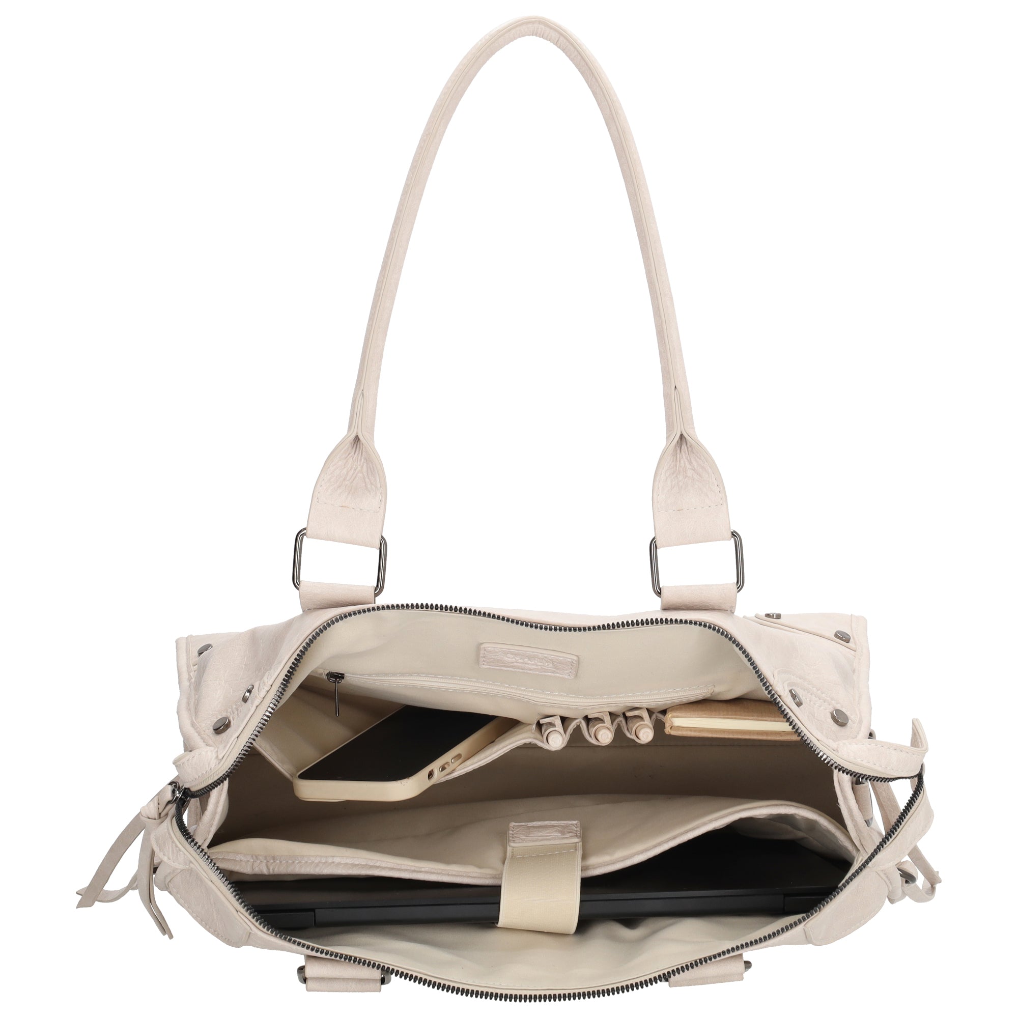 Berlin - Laptop Tasche 15.6'' Creme