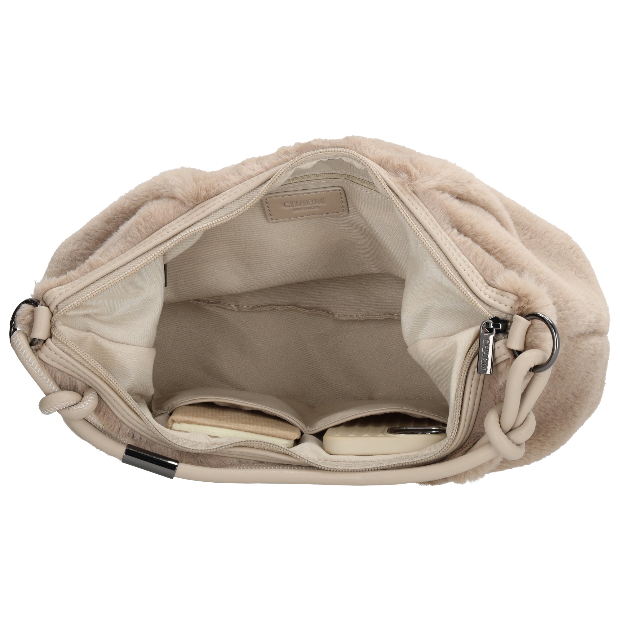 Oslo – Hand-/Umhängetasche M Taupe