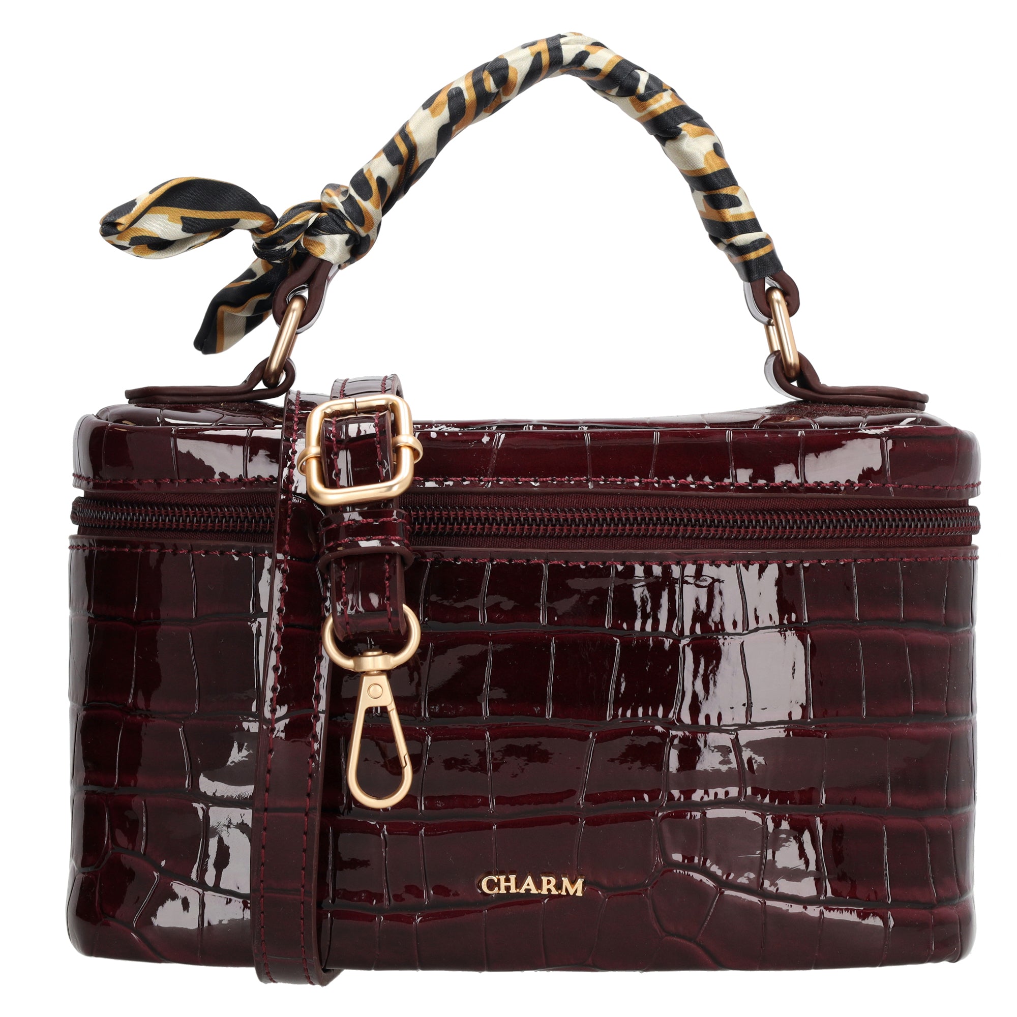 Knightsbridge - Mini hand-/schoudertasje bordeaux