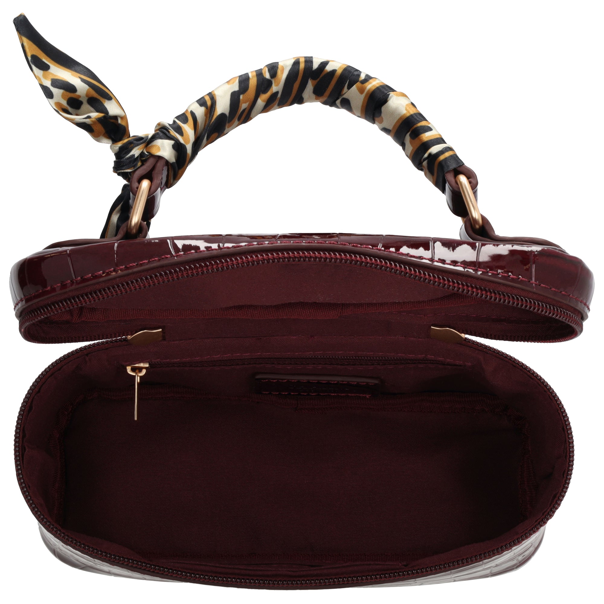 Knightsbridge - Mini hand-/schoudertasje bordeaux