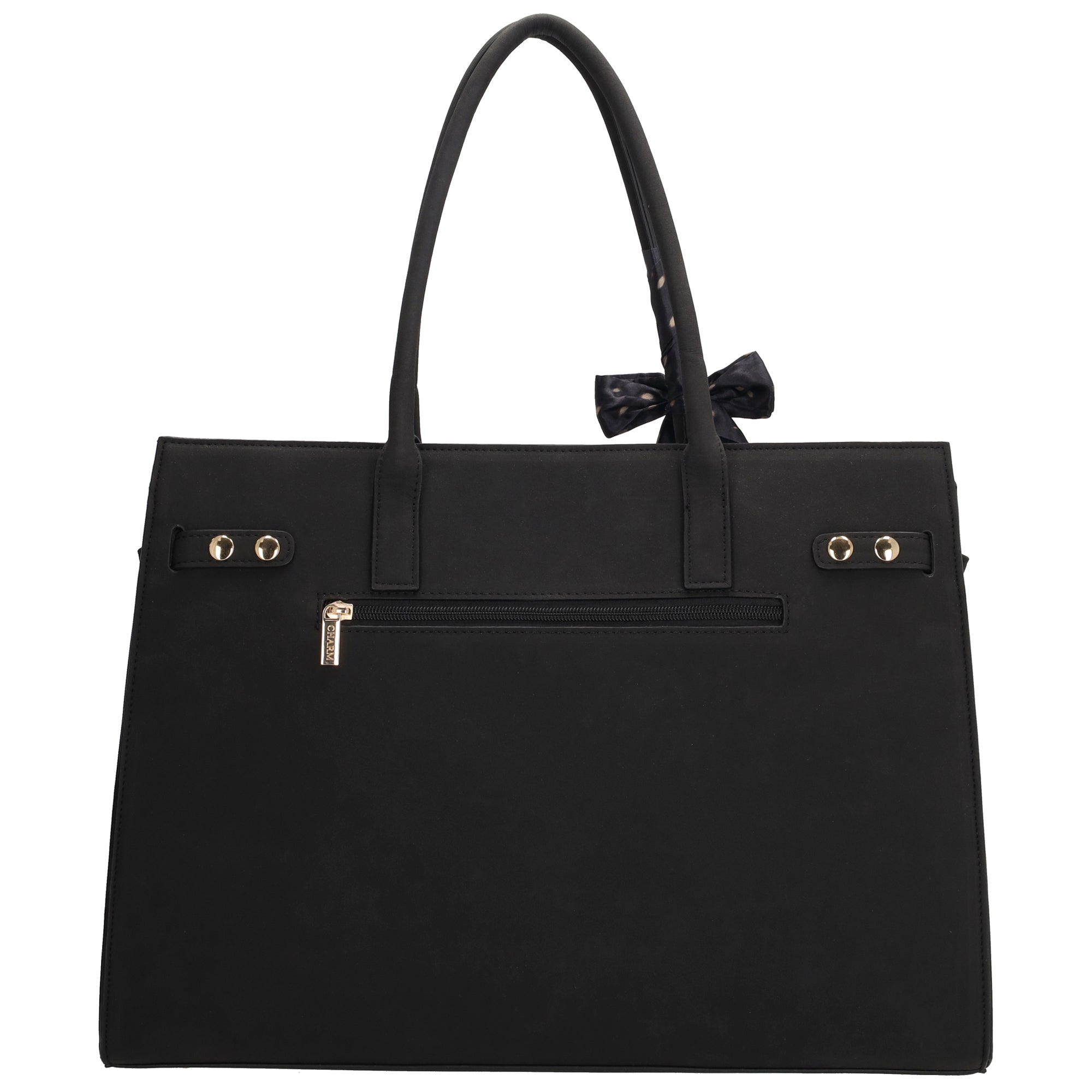 The Hamptons Village - Suèdine Laptoptas 15.6” zwart