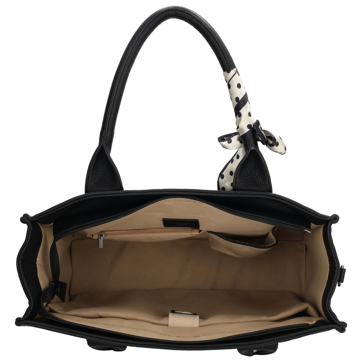 Bond Avenue - Laptoptasche 15.6” Schwarz mit Punktmuster