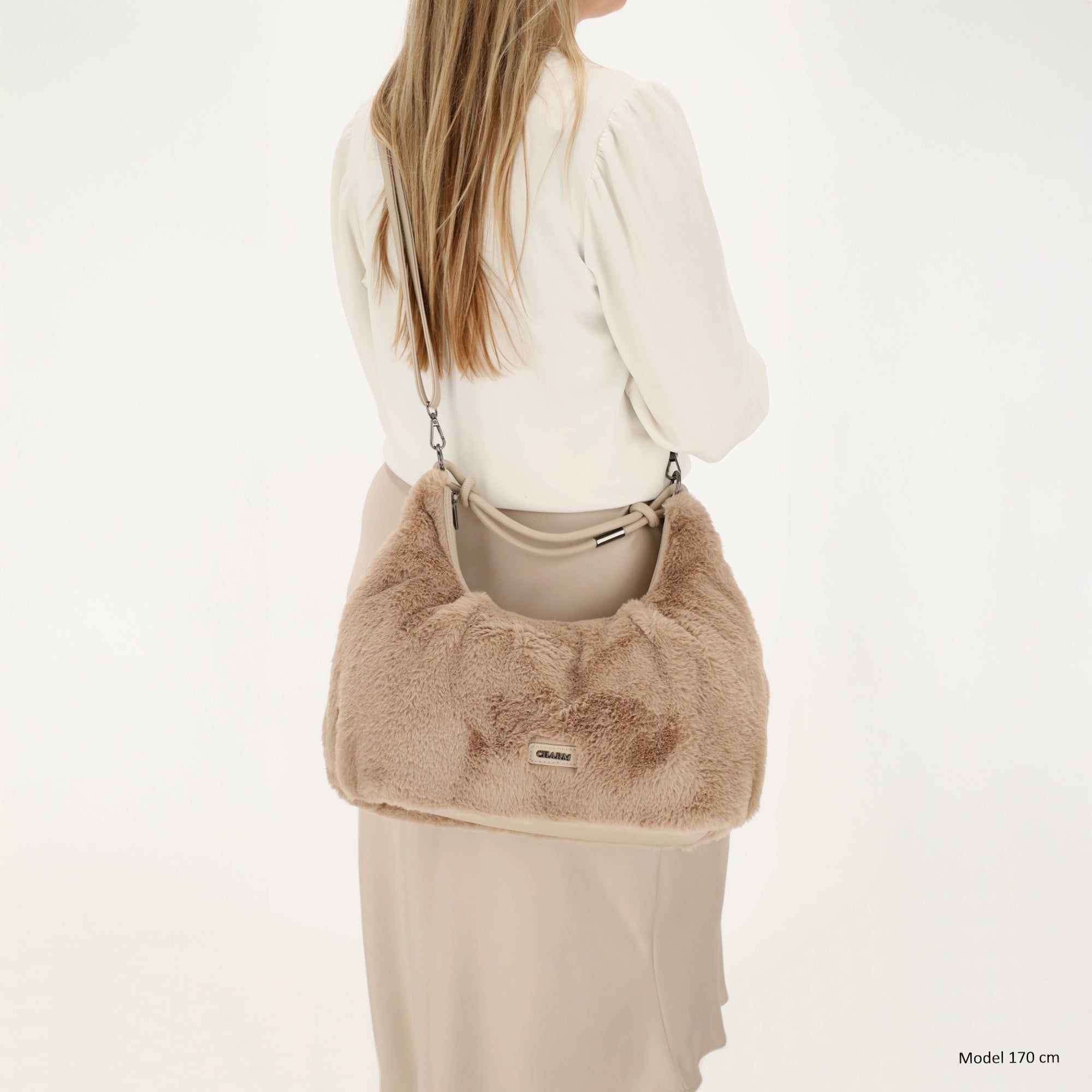 Oslo - Hand-/Schultertasche L Taupe
