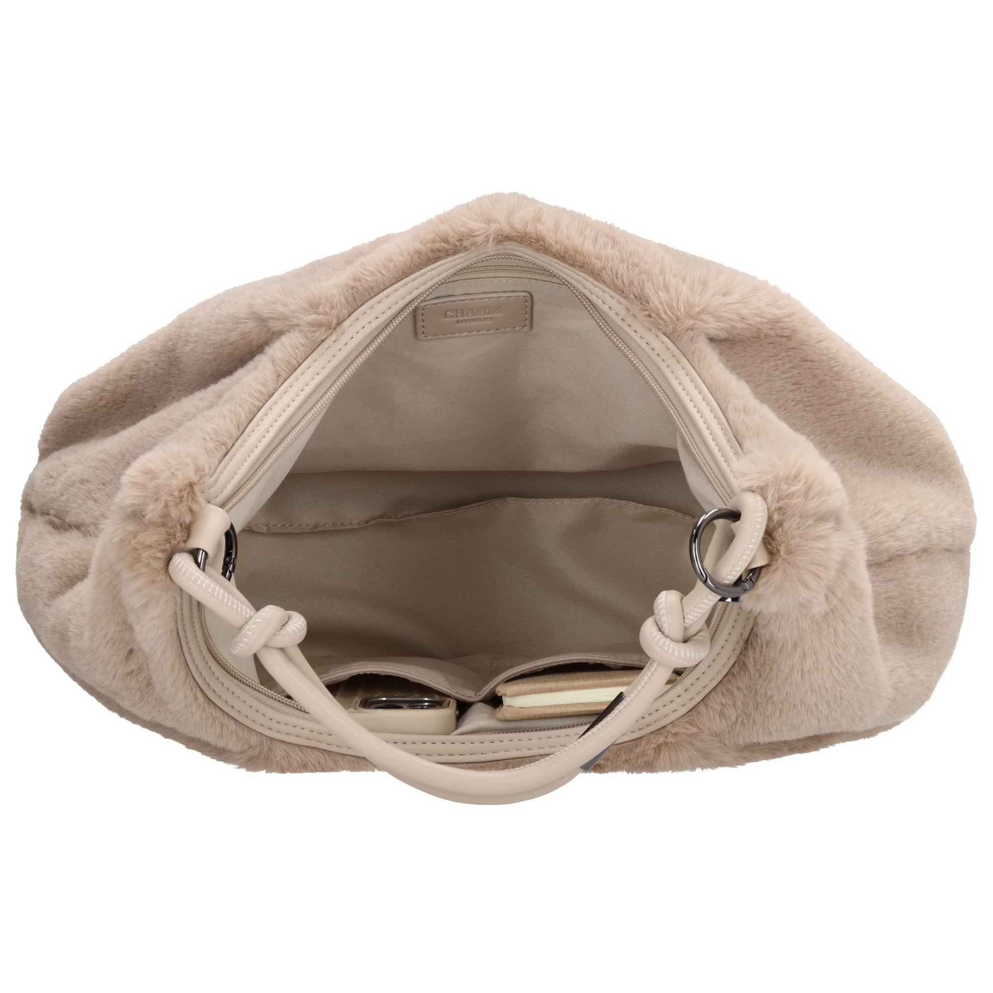 Oslo - Hand-/Schultertasche L Taupe