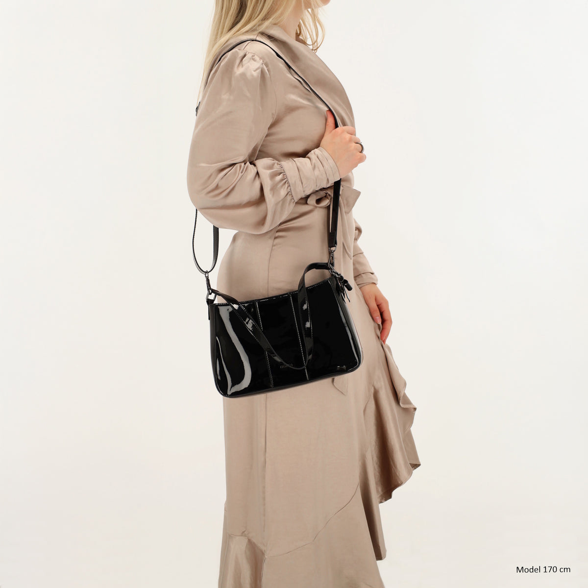 Kensington - Schultertasche Schwarz