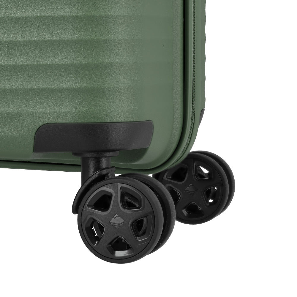 Air Stripe – Kabinentrolley 4w S Slim grün