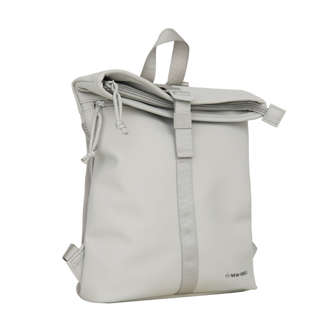 Branson - Mini waterafstotend rolltop rugzakje 'Los Angeles' 7L grey
