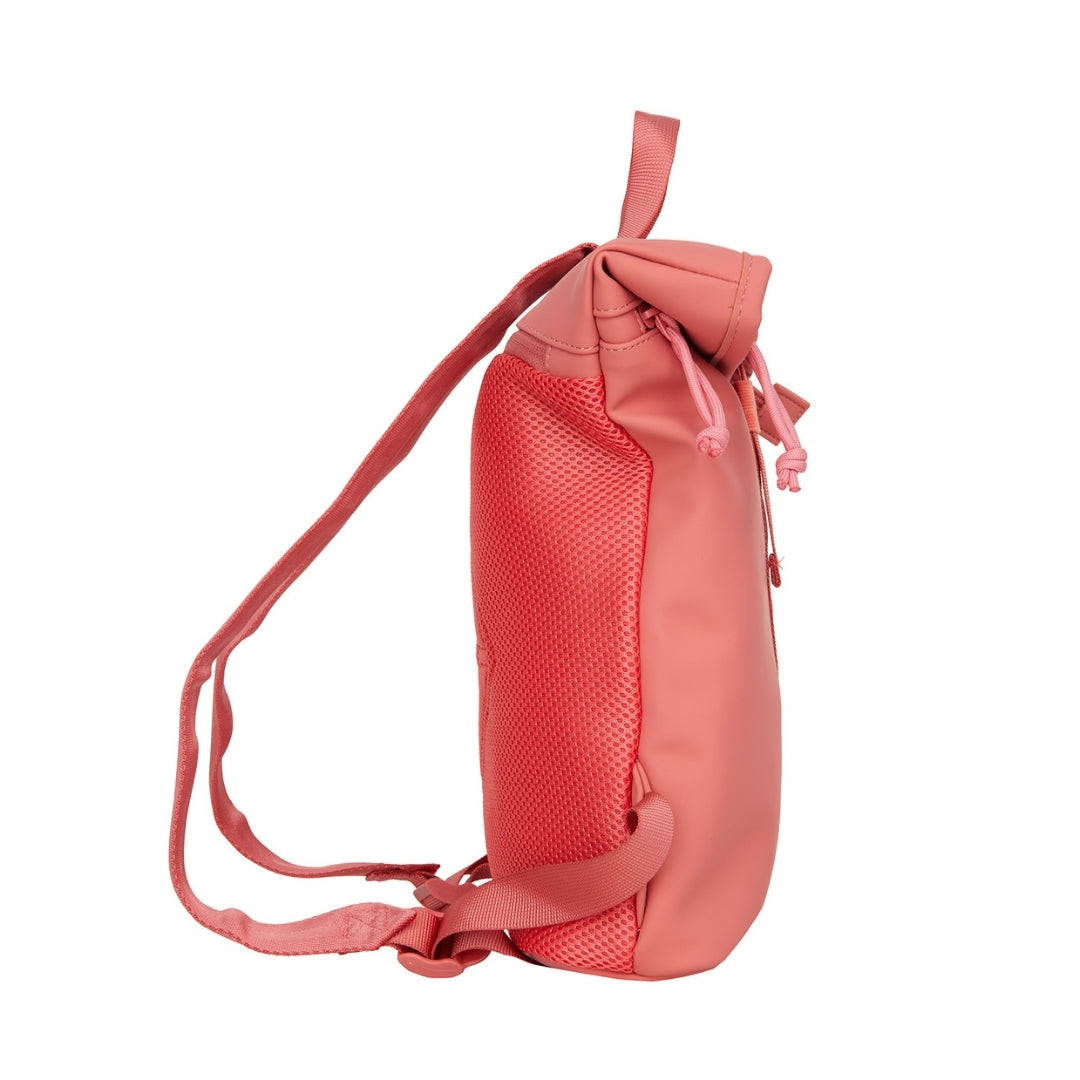 Branson - Mini waterafstotend rolltop rugzakje 'Los Angeles' 7L coral
