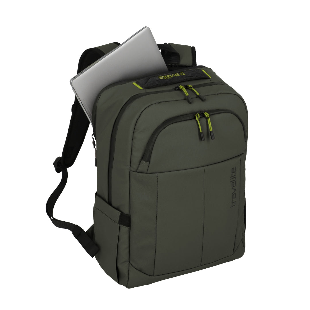Briize – Wasserabweisender Laptop Rucksack M 15.6” khaki