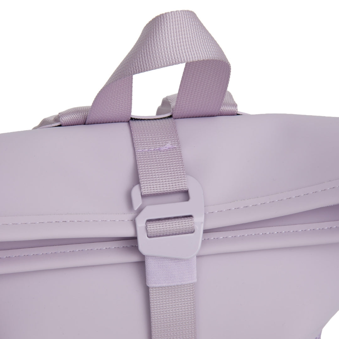Branson - Mini waterafstotend rolltop rugzakje 'Los Angeles' 7L lila