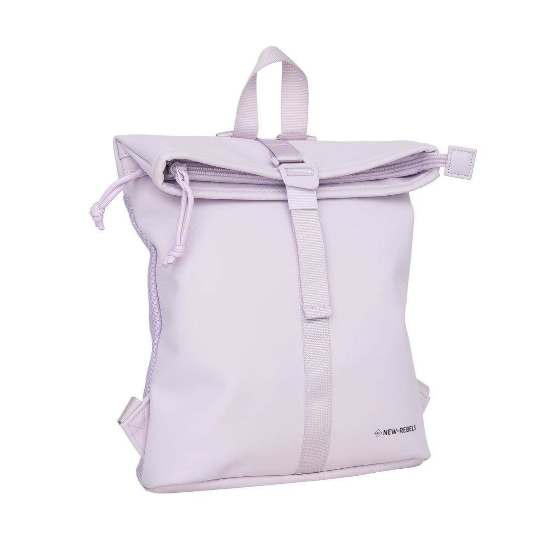 Branson - Mini waterafstotend rolltop rugzakje 'Los Angeles' 7L lila