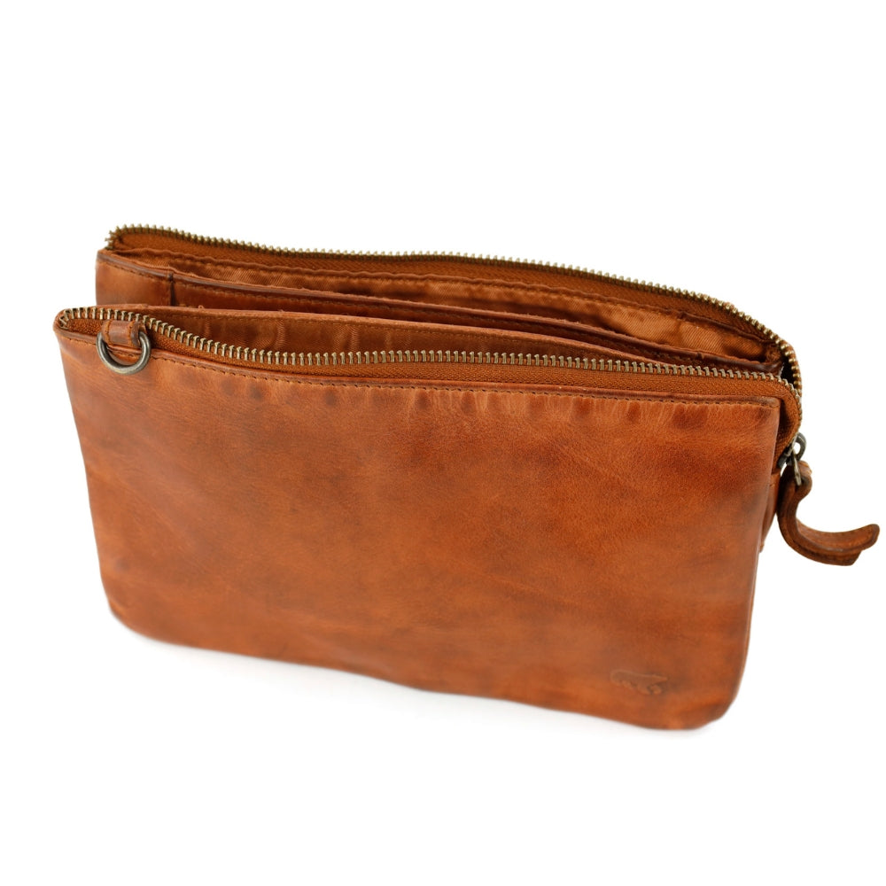 Portemonnaie Tasche 'Uma' Cognac