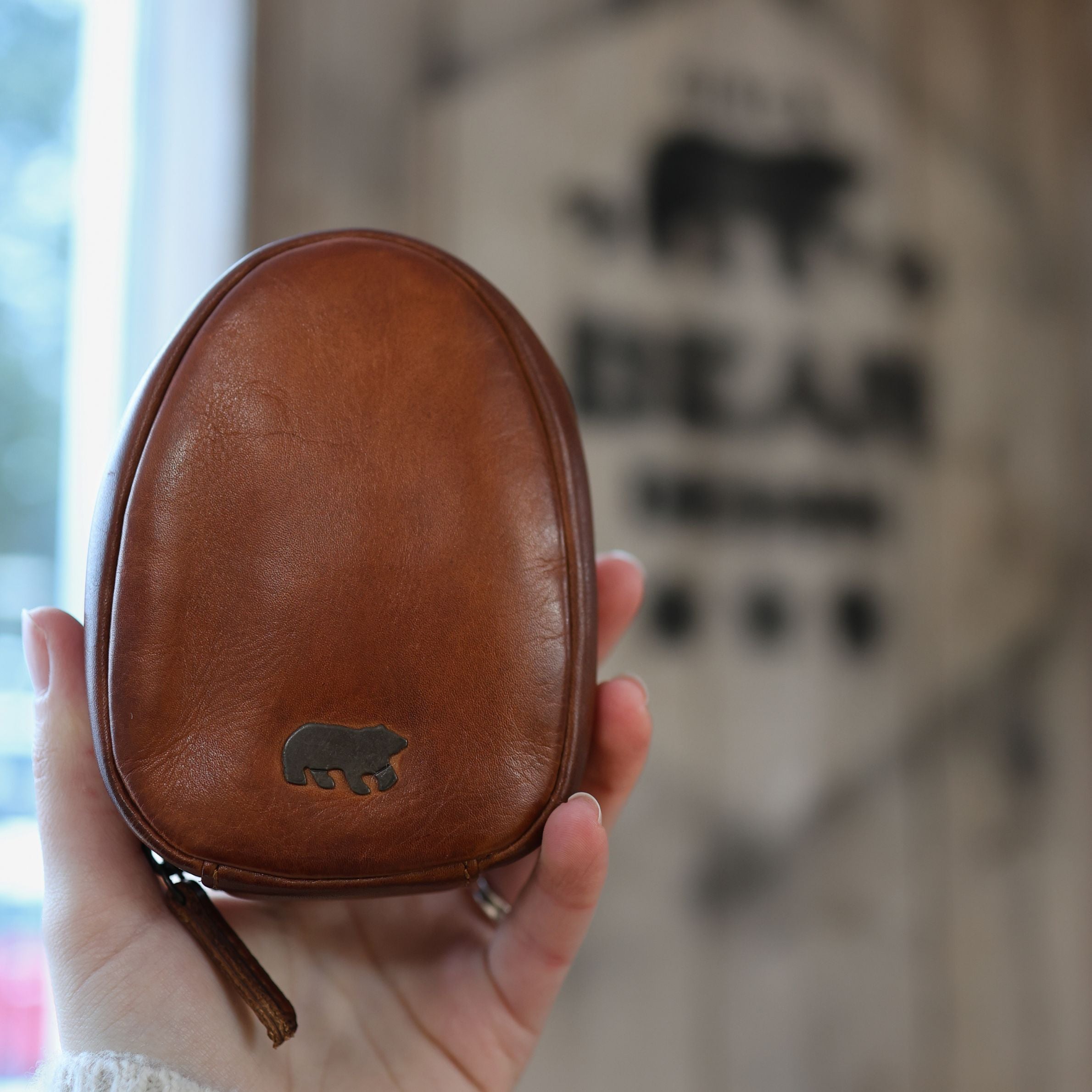 Bag Charm/Etui 'Fieke' Cognac