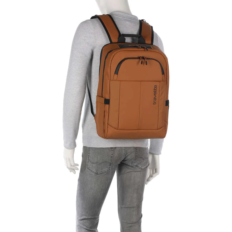 Briize - Wasserabweisender Laptop Rucksack M 15.6" curry