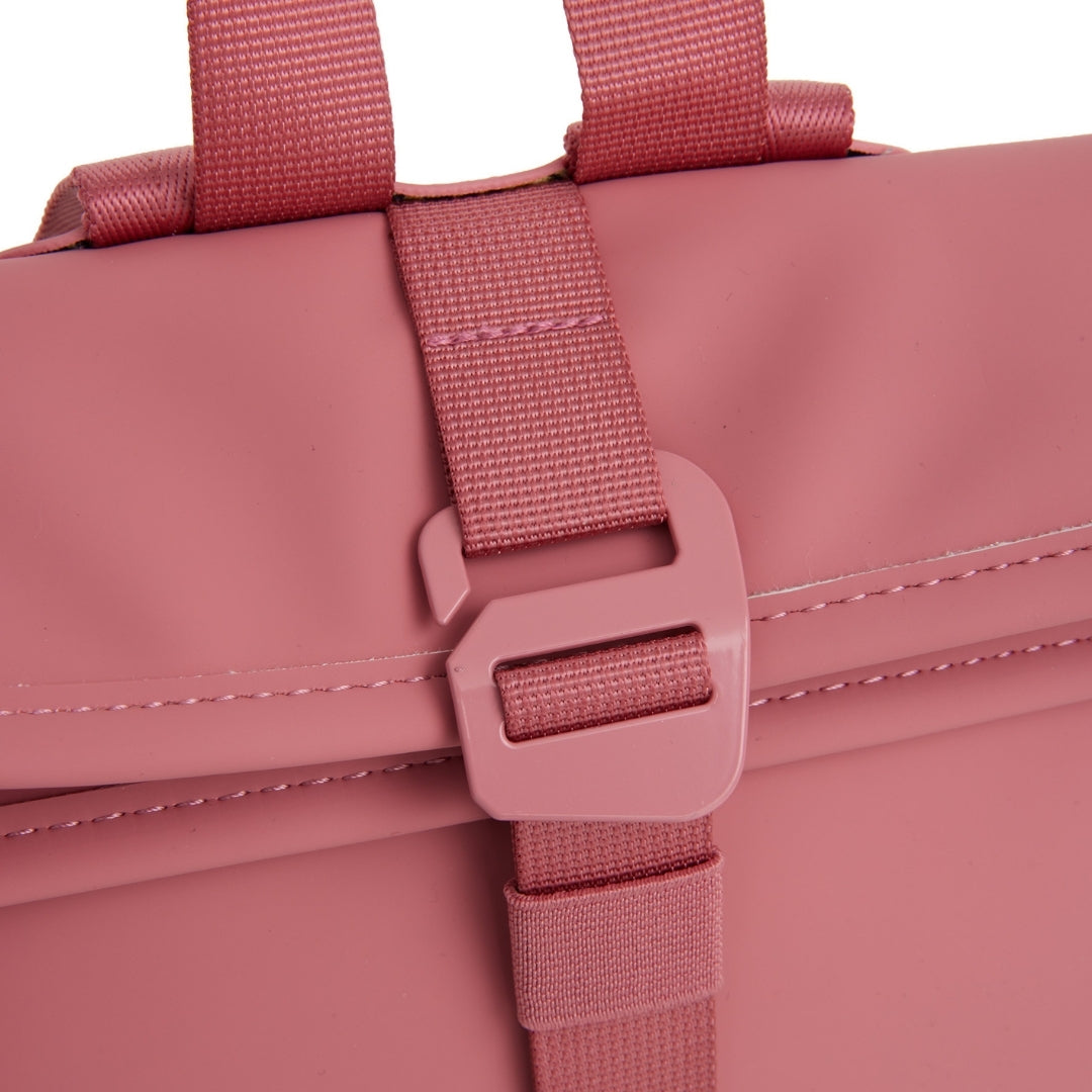 Branson - Mini waterafstotend rolltop rugzakje 'Los Angeles' 7L blush pink