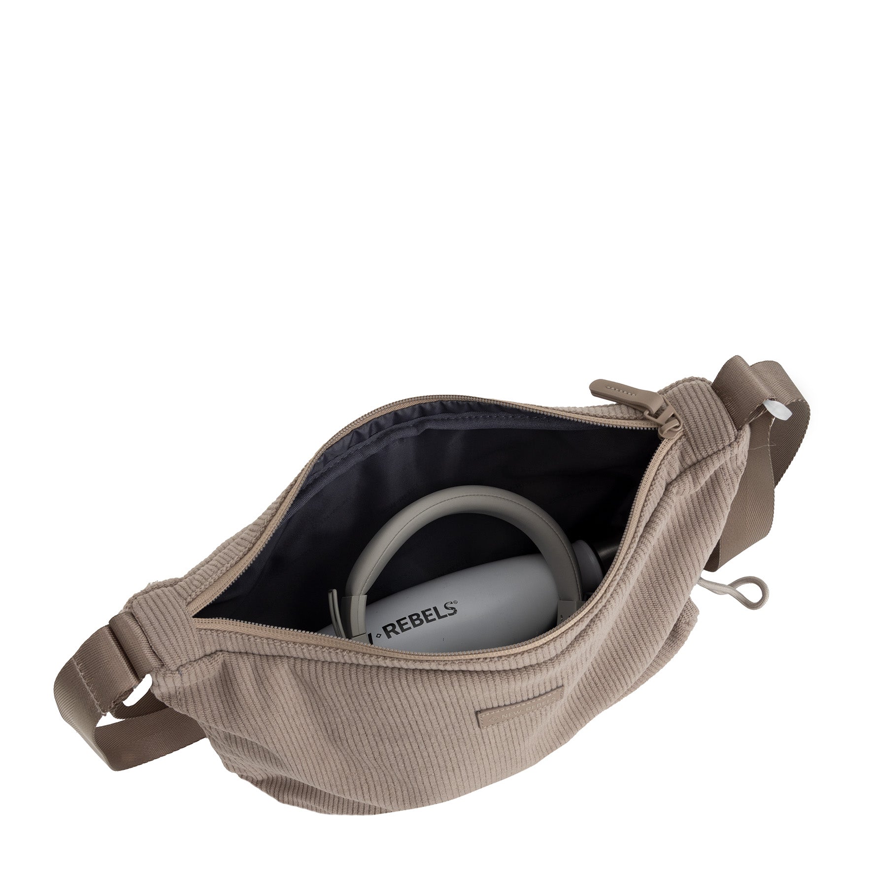 Ribbi - Schoudertasje 'Rose' taupe