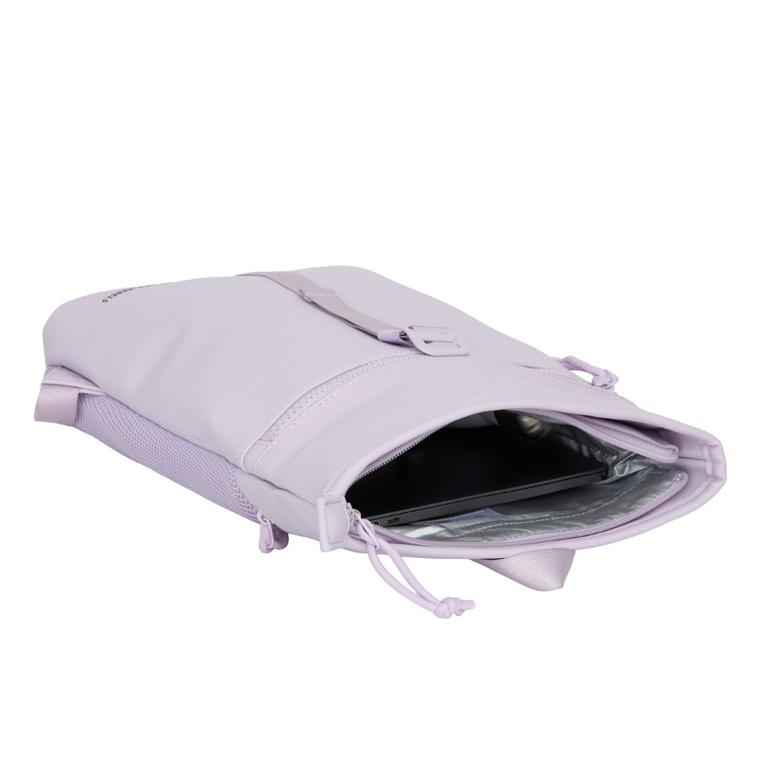 Branson - Mini waterafstotend rolltop rugzakje 'Los Angeles' 7L lila
