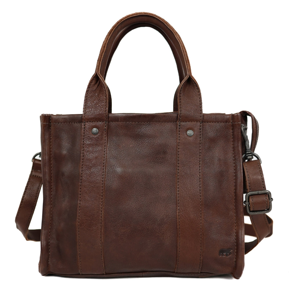 Tote Bag 'Pepe' M Dunkelbraun