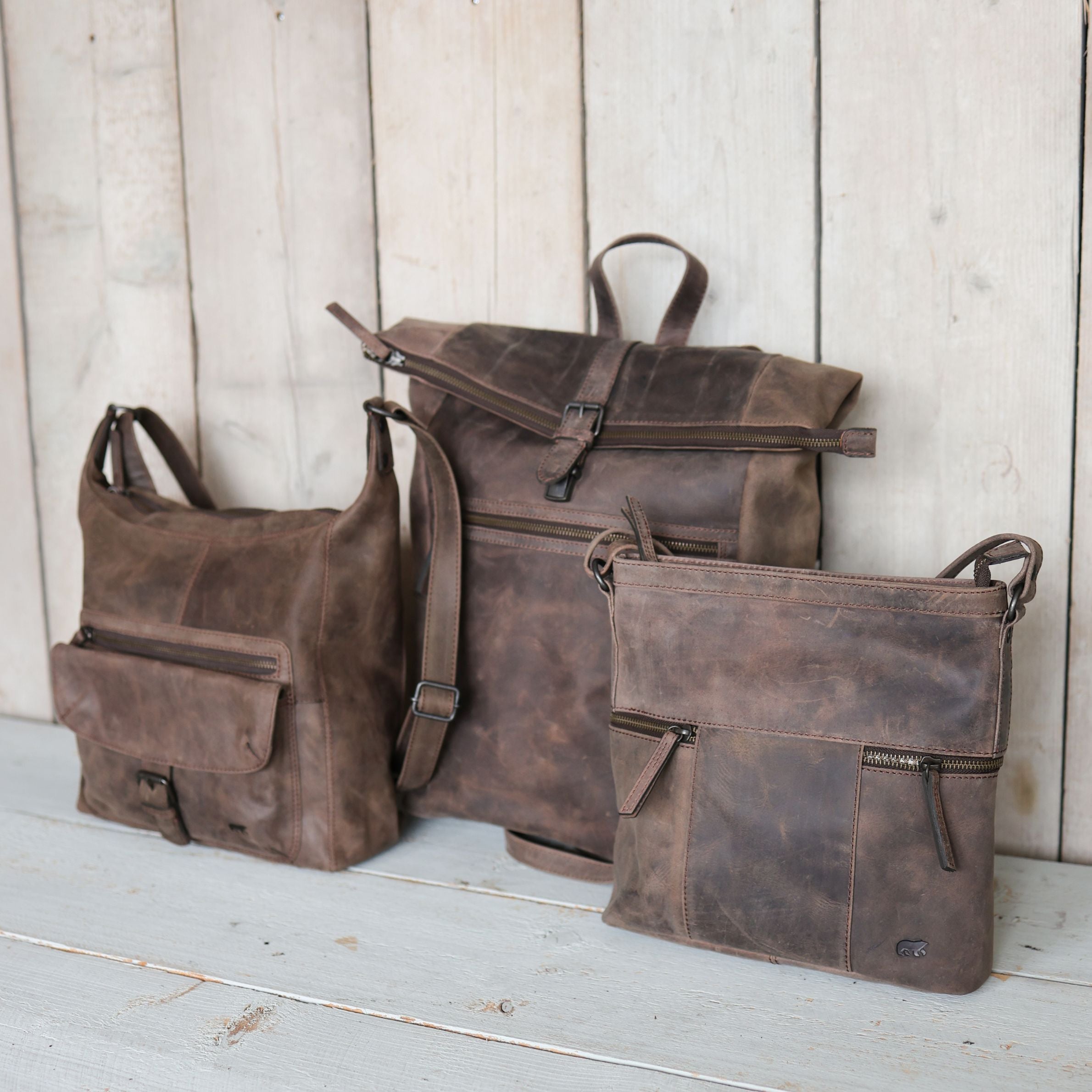 Rolltop Rucksack 14" 'Rick' Braun