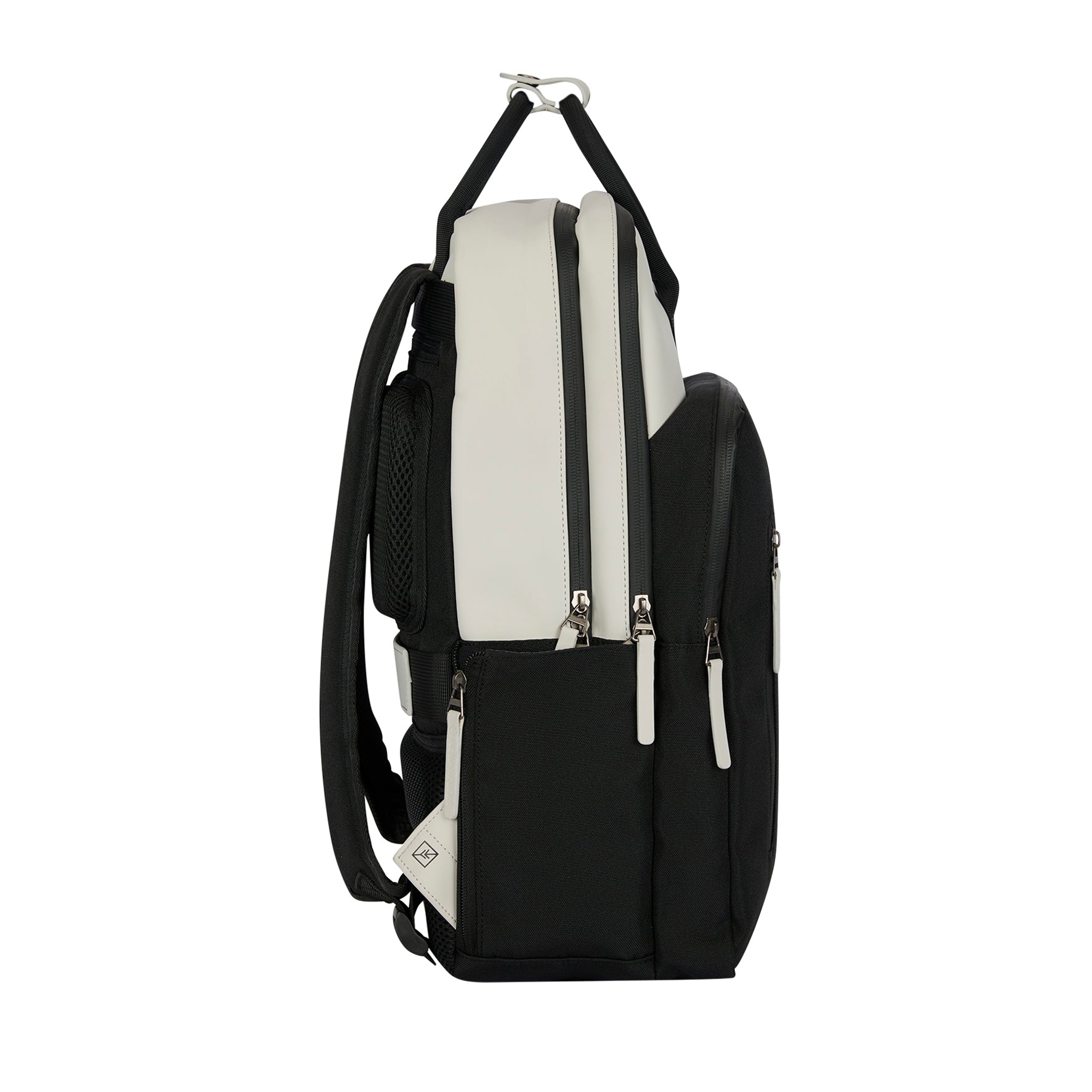 Wasserabweisender Rucksack 'Milwaukee-Ceres' Schwarz/Hellgrau