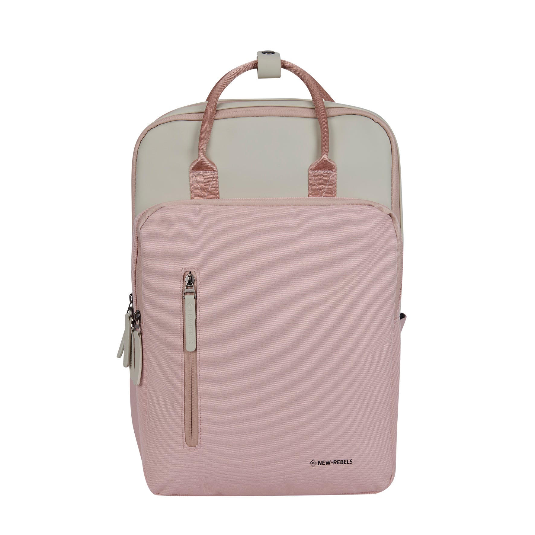 Wasserabweisender Rucksack 'Milwaukee-Ceres' Rosa/Beige