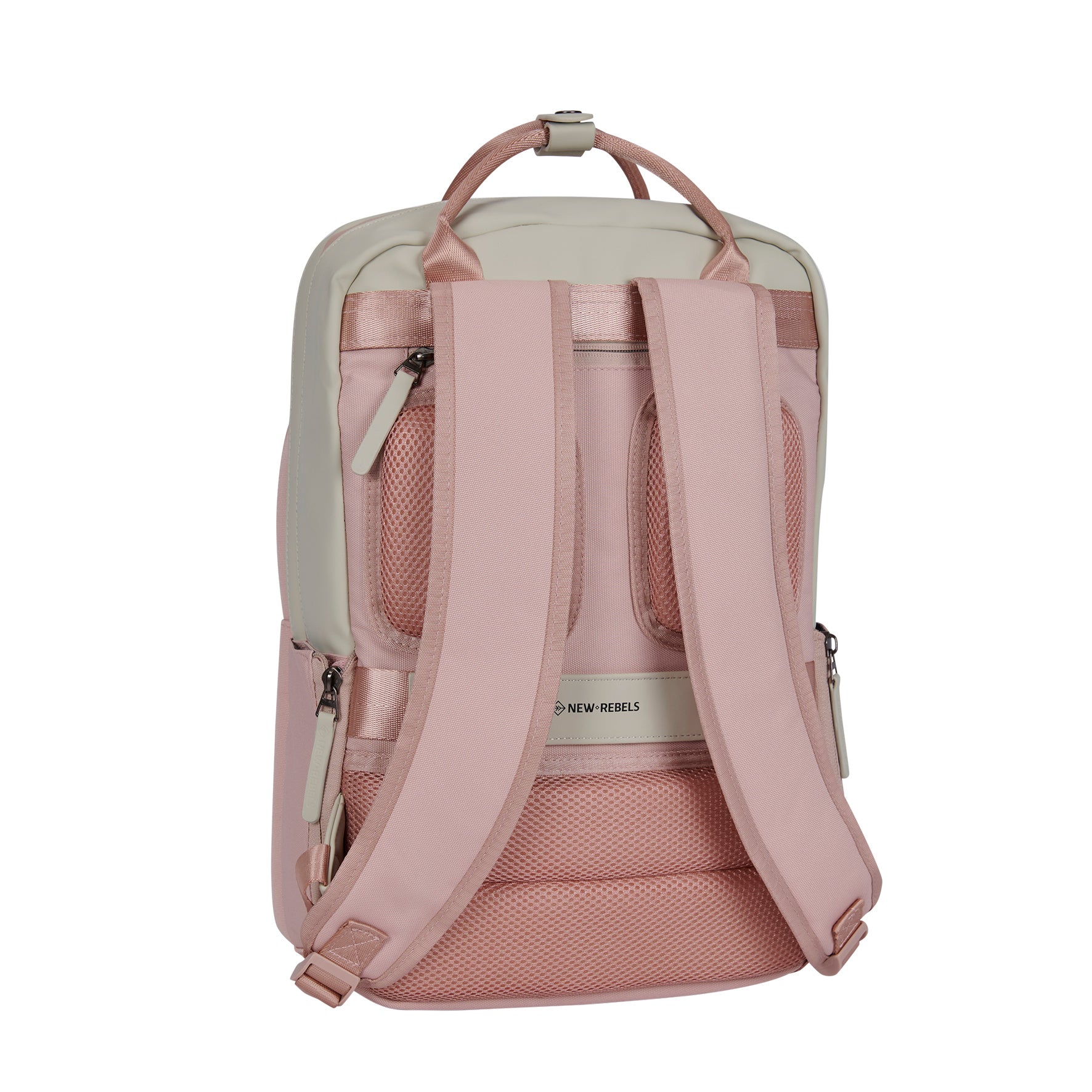 Wasserabweisender Rucksack 'Milwaukee-Ceres' Rosa/Beige