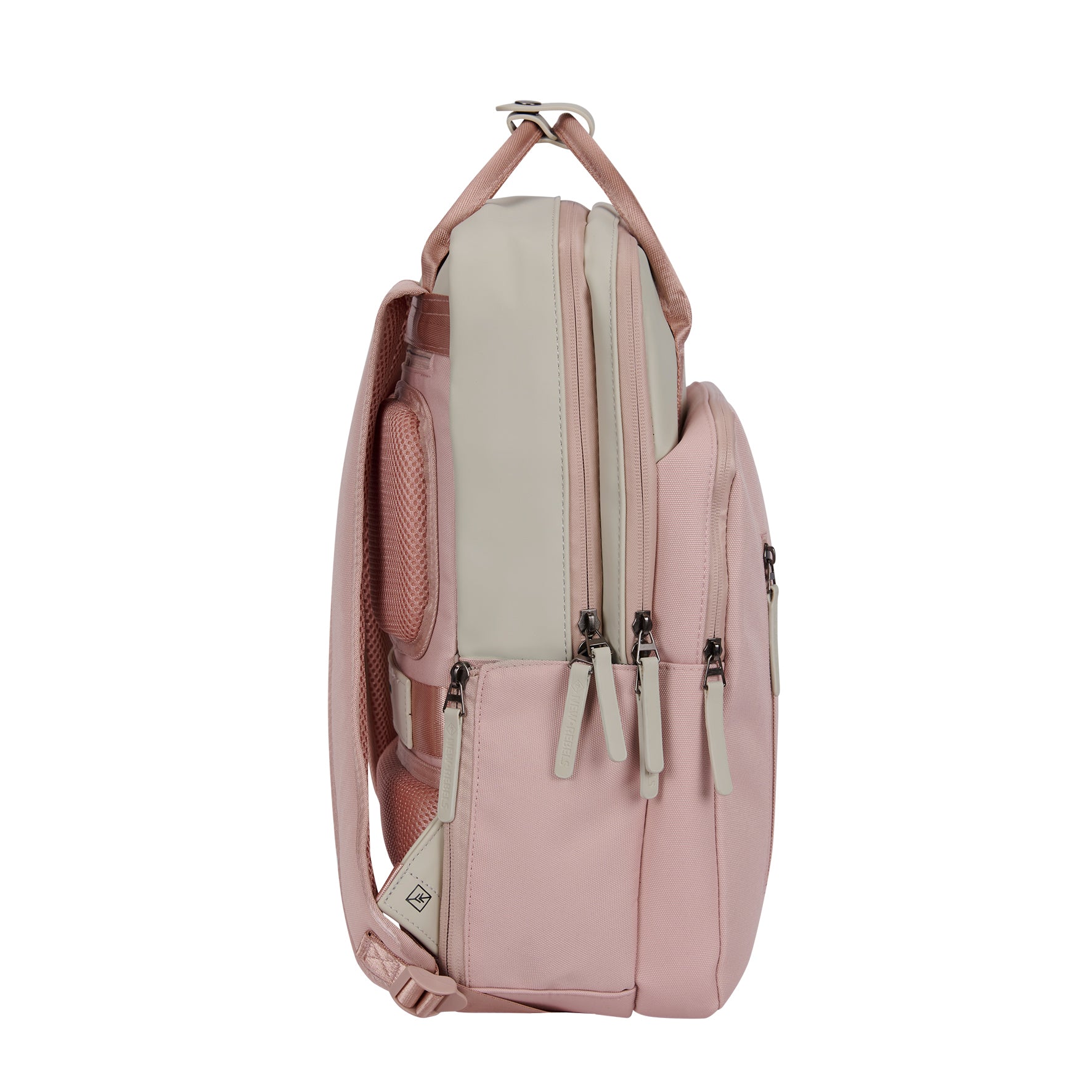 Wasserabweisender Rucksack 'Milwaukee-Ceres' Rosa/Beige