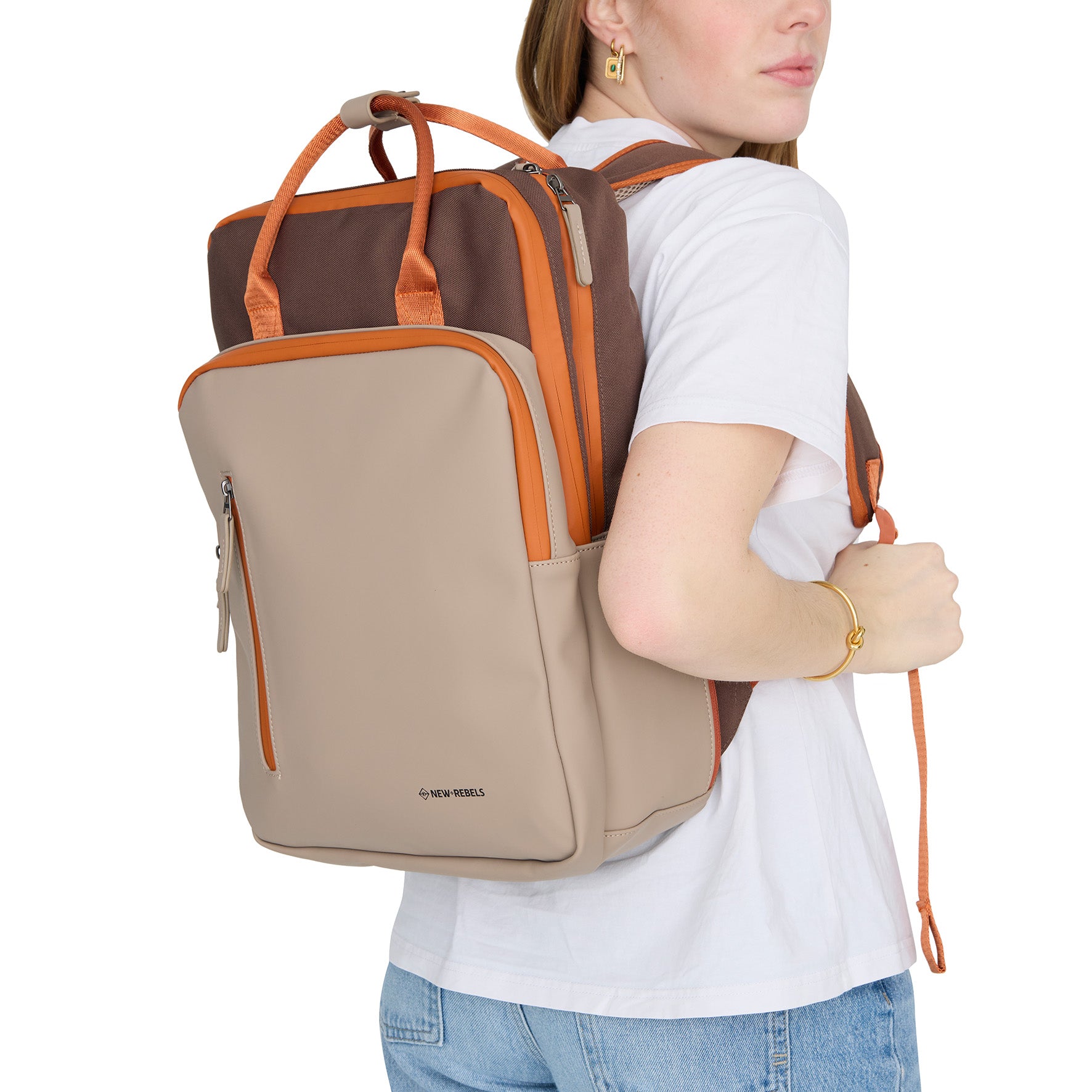 Wasserabweisender Rucksack 'Milwaukee' Ferron Coffee
