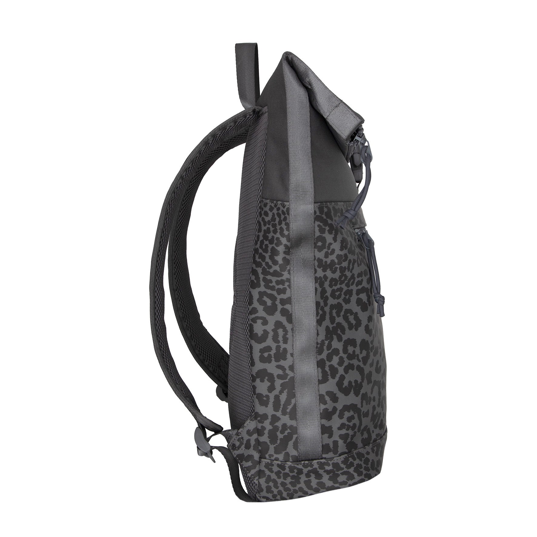 Urban Leopard - Wasserabweisender Rolltop-Rucksack 'New York' 21L Grau