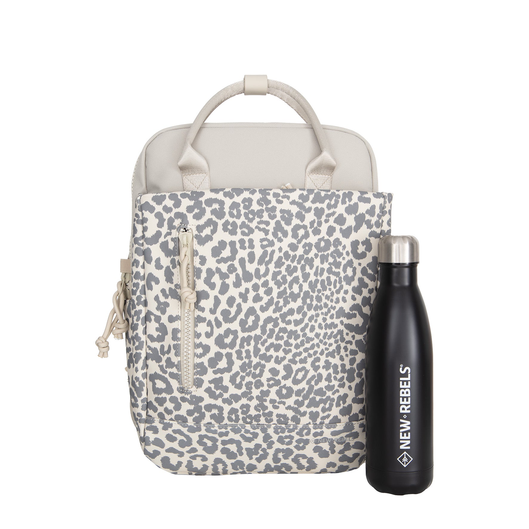 Urban Leopard - Wasserabweisender Rucksack 'Miami' 10L Beige