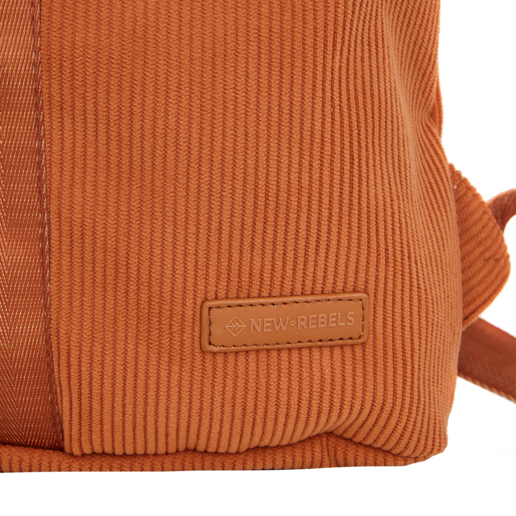 Ribbi - Rolrugzakje 'Los Angeles' mini coffee brown 7L