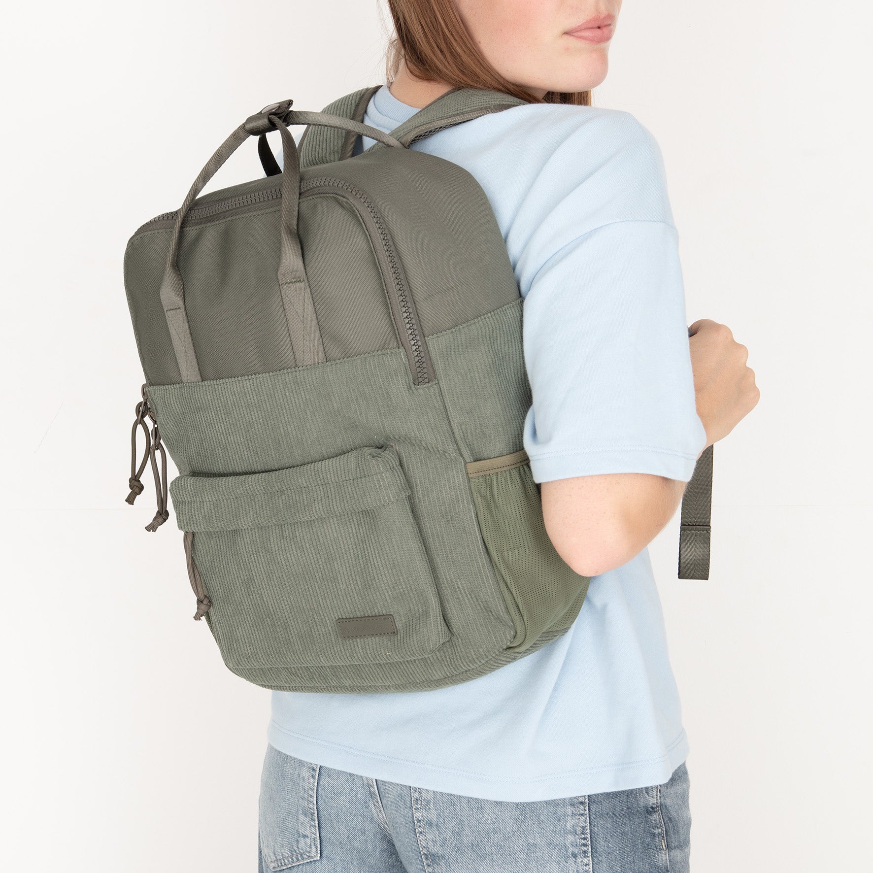 Ribbi - Rugzak 'Springfield' sage green 13L
