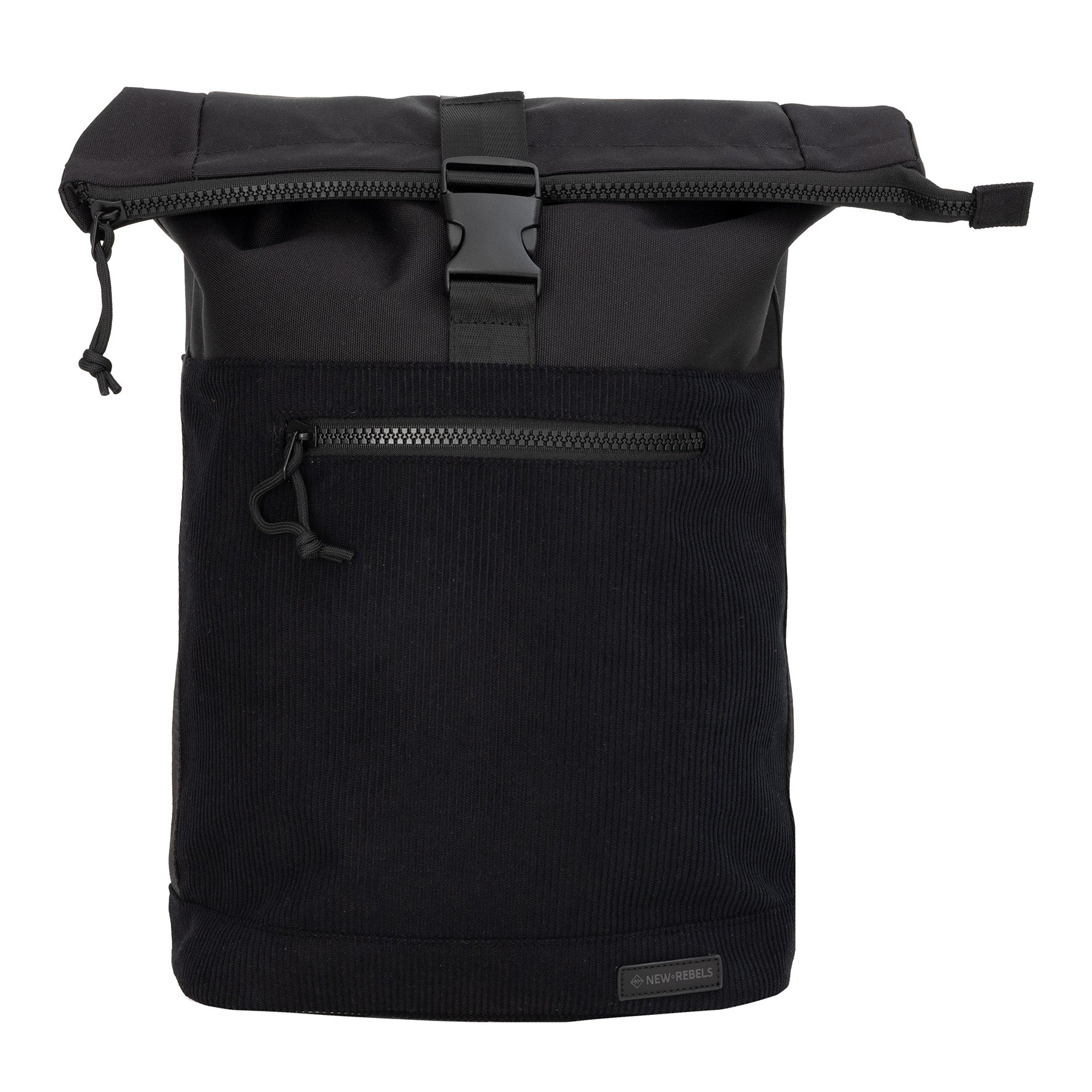 Ribbi - Rollrucksack 'New York' Schwarz 17–21L