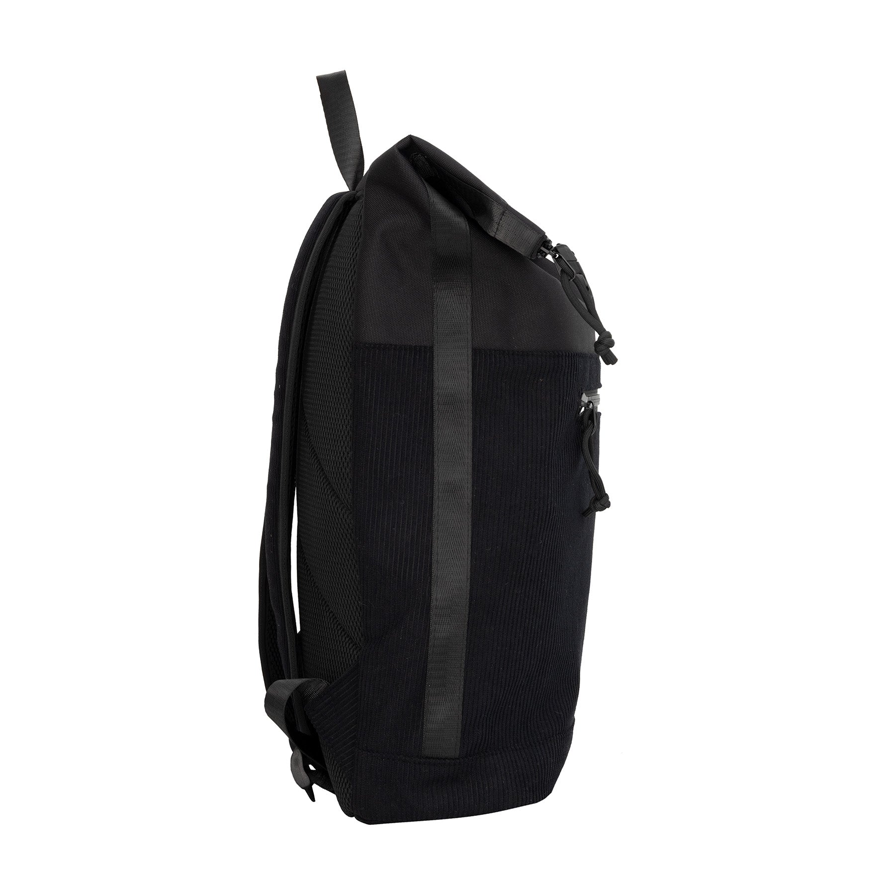 Ribbi - Rollrucksack 'New York' Schwarz 17–21L