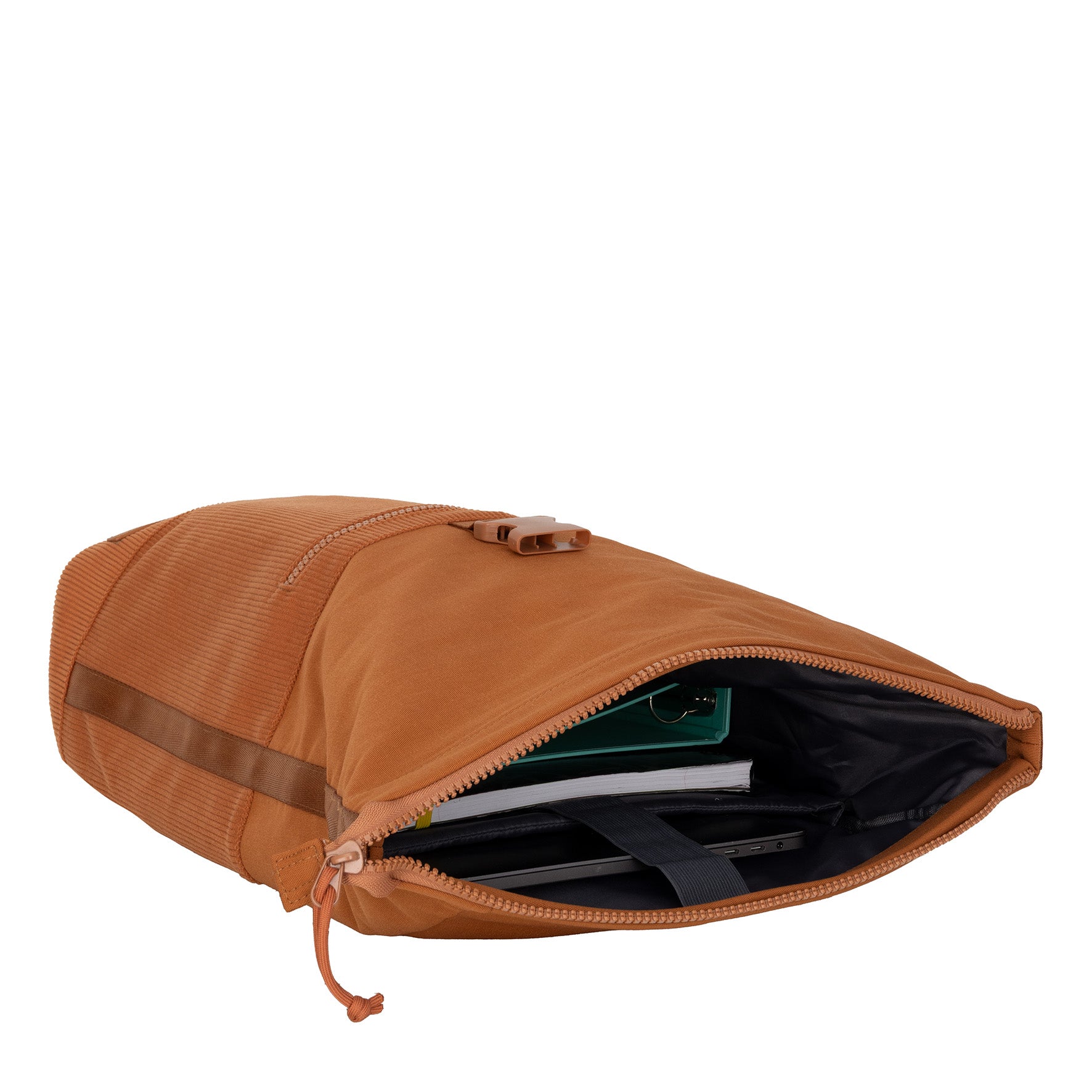 Ribbi - Rollrucksack 'New York' Coffee Brown 17–21L