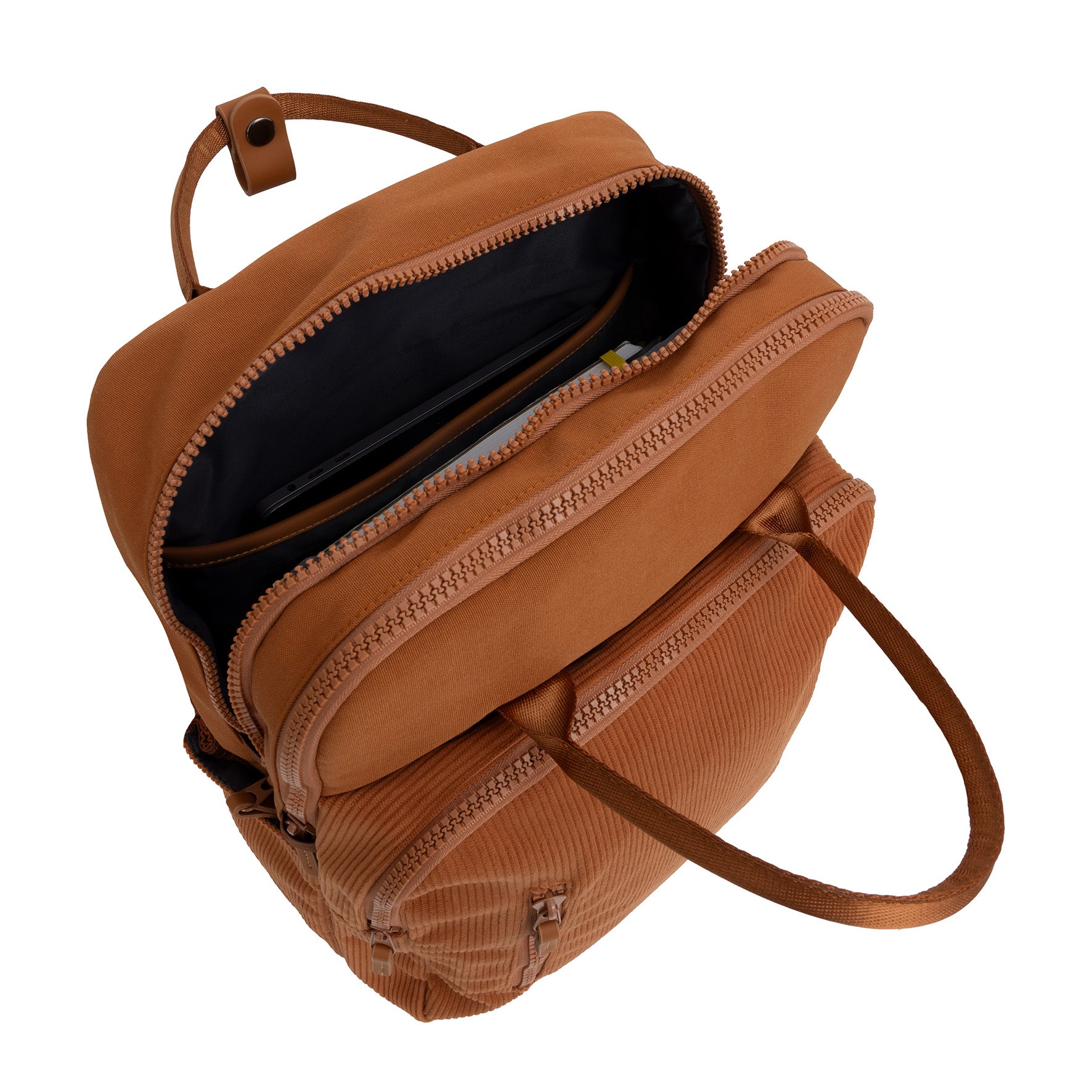 Ribbi - Laptoprucksack 'Milwaukee' Coffee Brown 18L