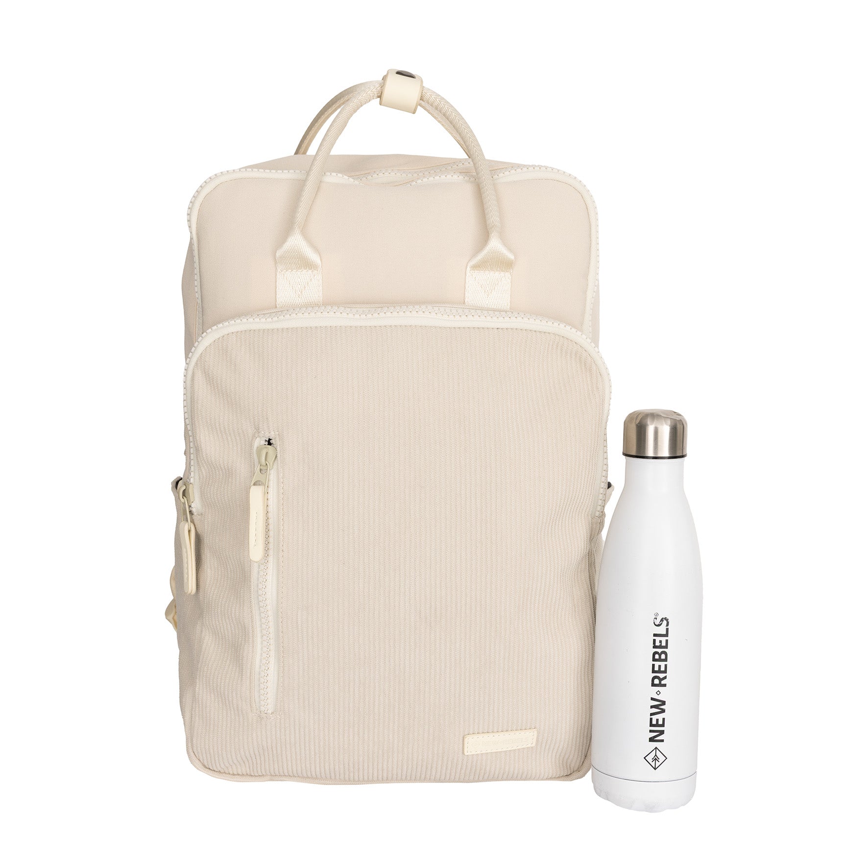 Ribbi - Laptoprucksack 'Milwaukee' Beige 18L