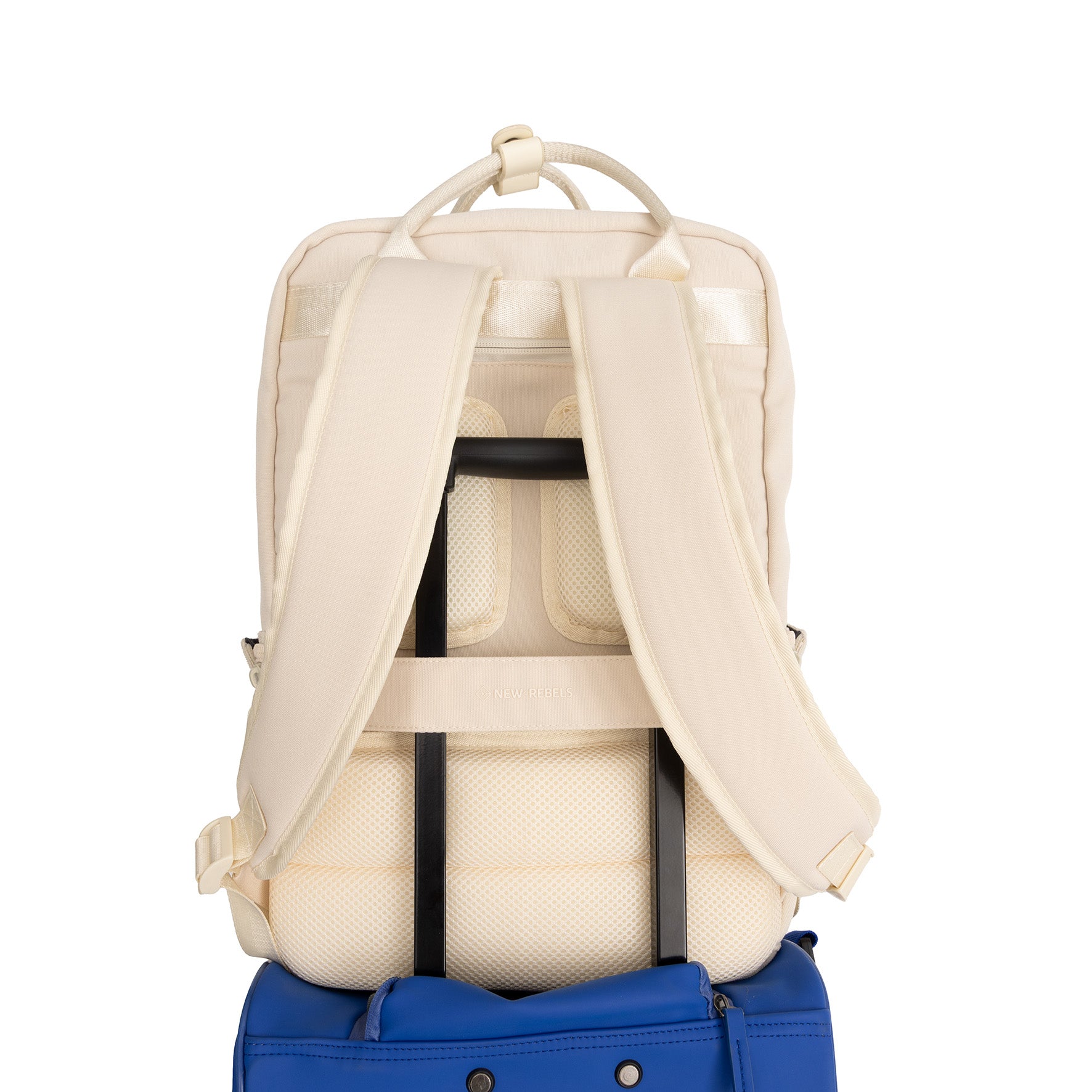 Ribbi - Laptoprucksack 'Milwaukee' Beige 18L