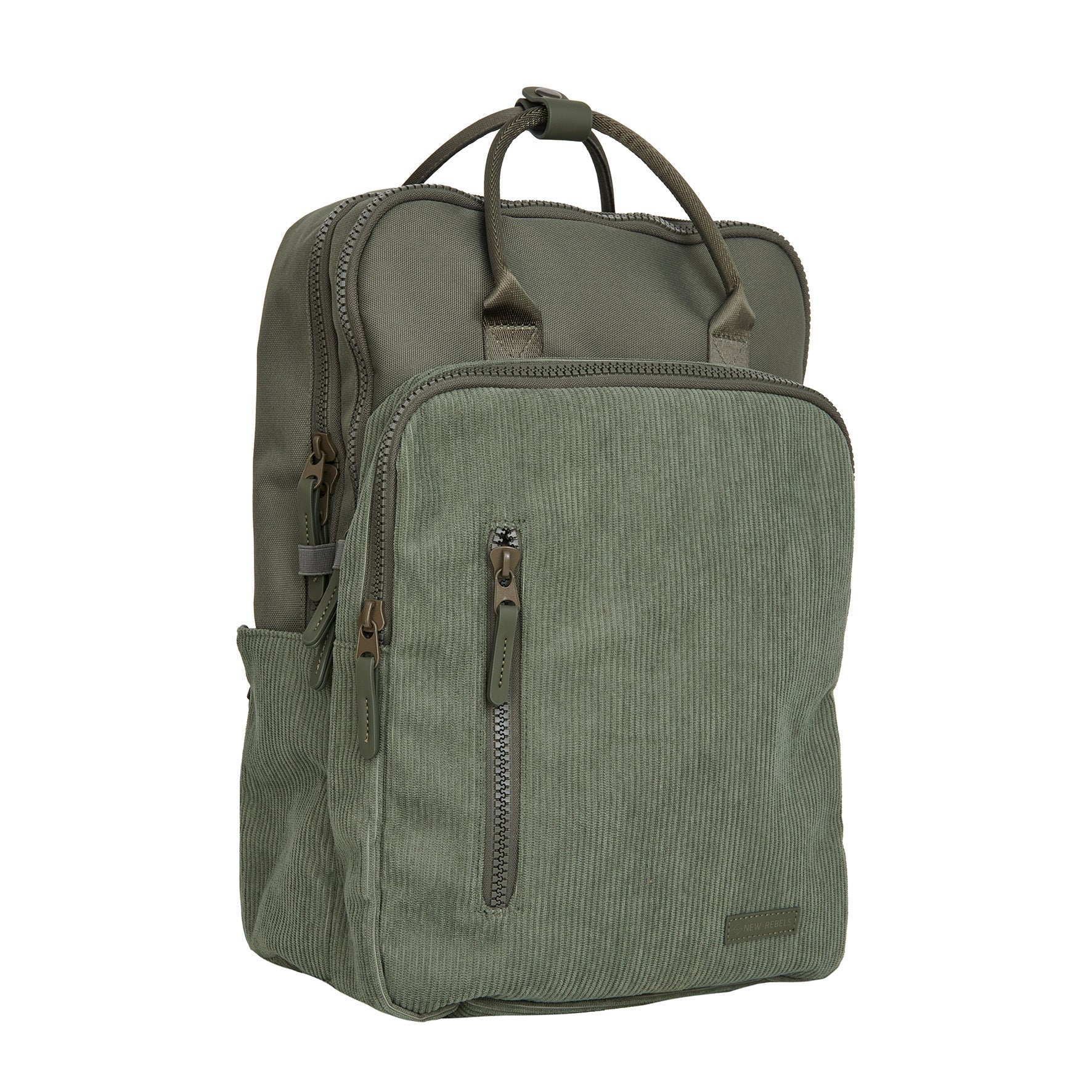 Ribbi - Laptoprugzak 'Milwaukee' sage green 18L